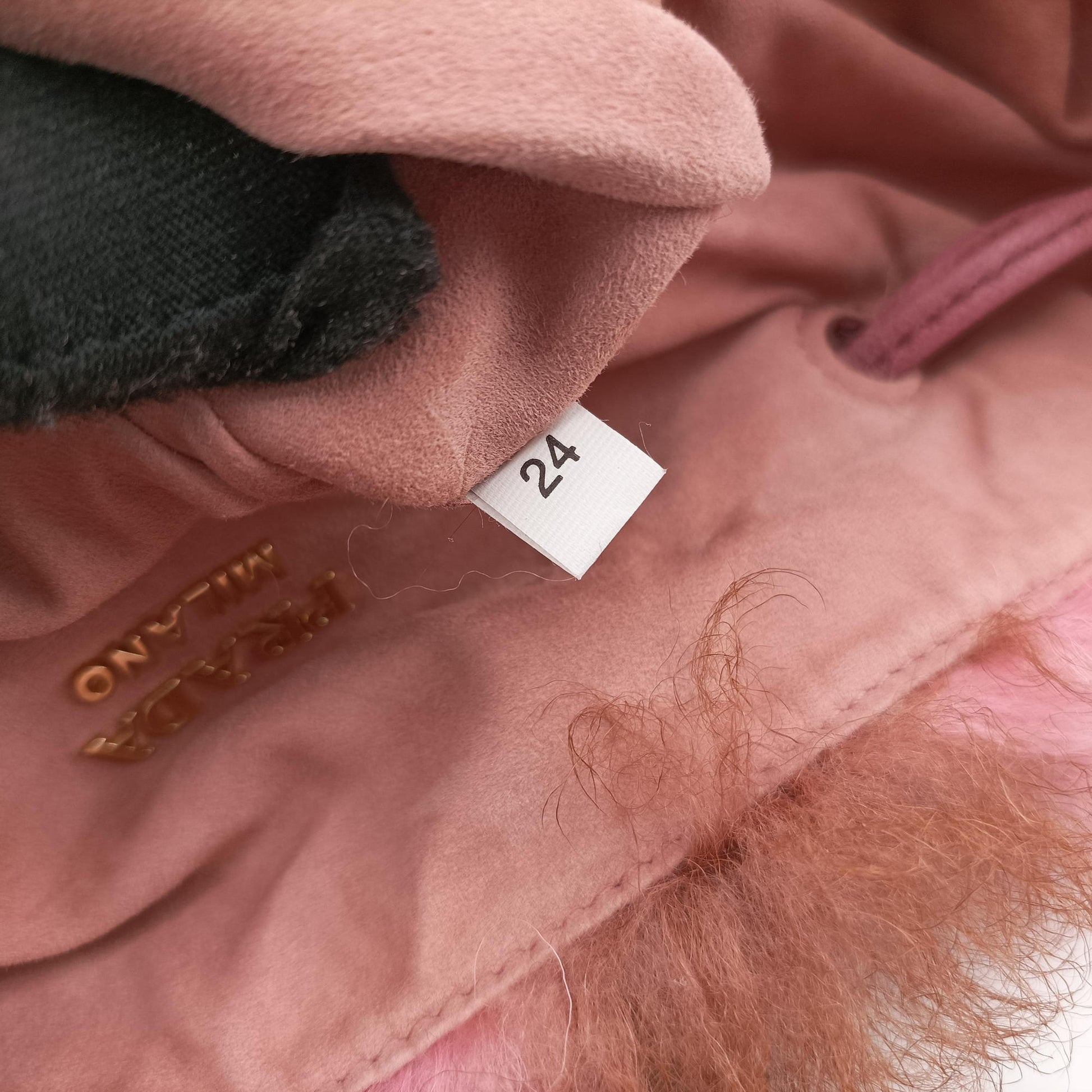Avant Garde Begonia Pink × Camel Brown × Purple Montone Shearling 24アヴァンギャルド ベゴニアピンク × キャメル × パープル シープファー 24