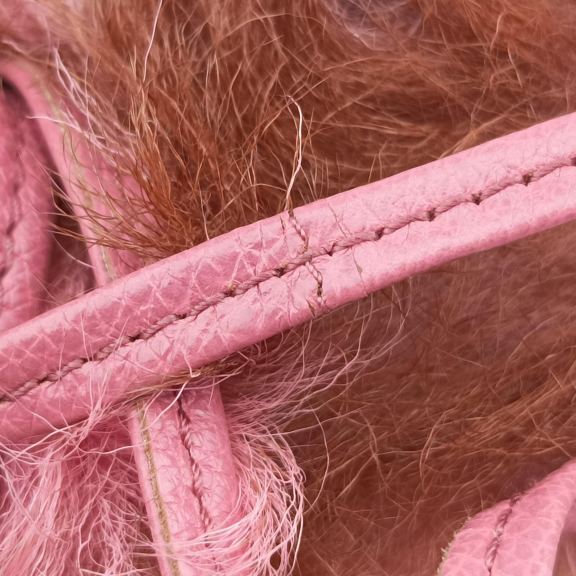 Avant Garde Begonia Pink × Camel Brown × Purple Montone Shearling 24アヴァンギャルド ベゴニアピンク × キャメル × パープル シープファー 24