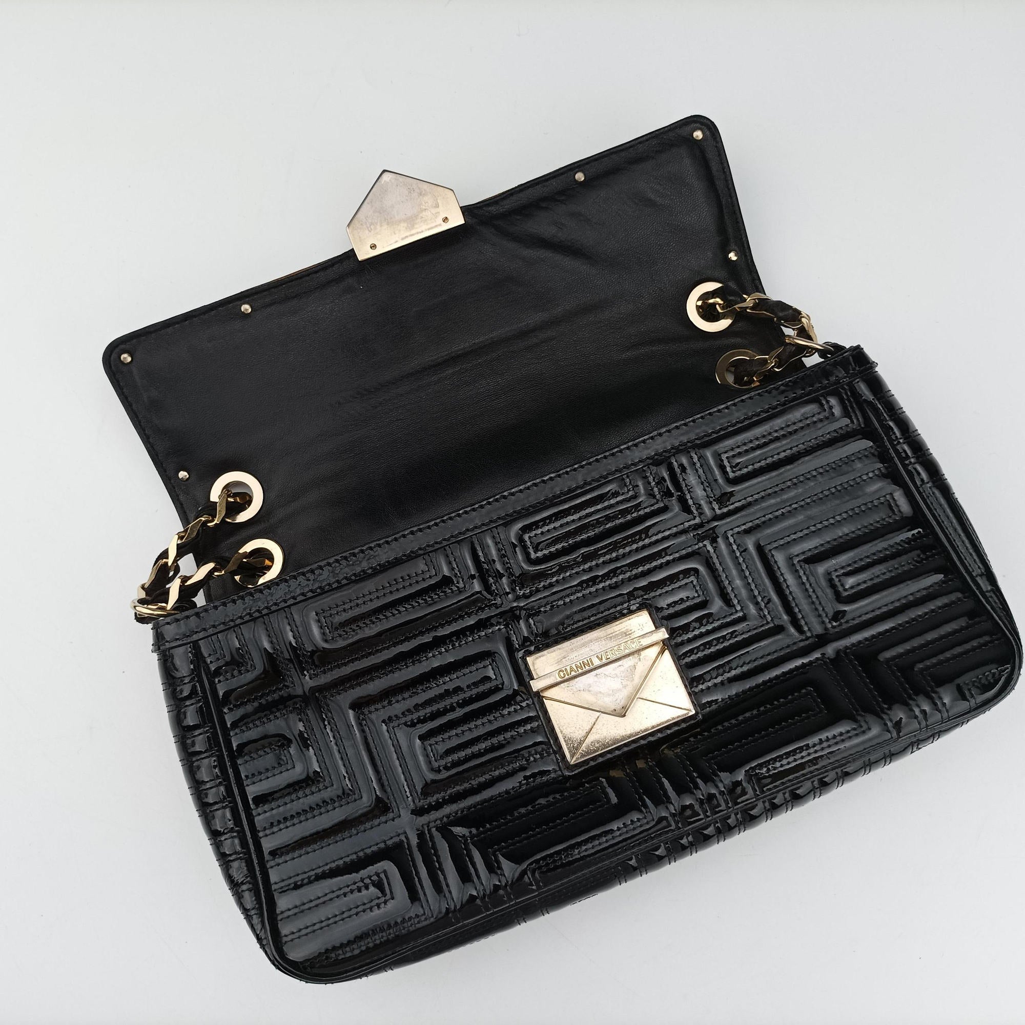 back grain Black Patent Leather バックグレイン ブラック パテント 