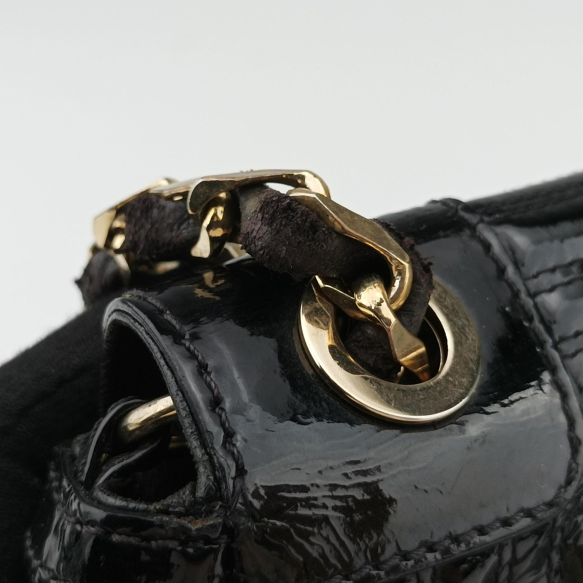 back grain Black Patent Leather バックグレイン ブラック パテント 