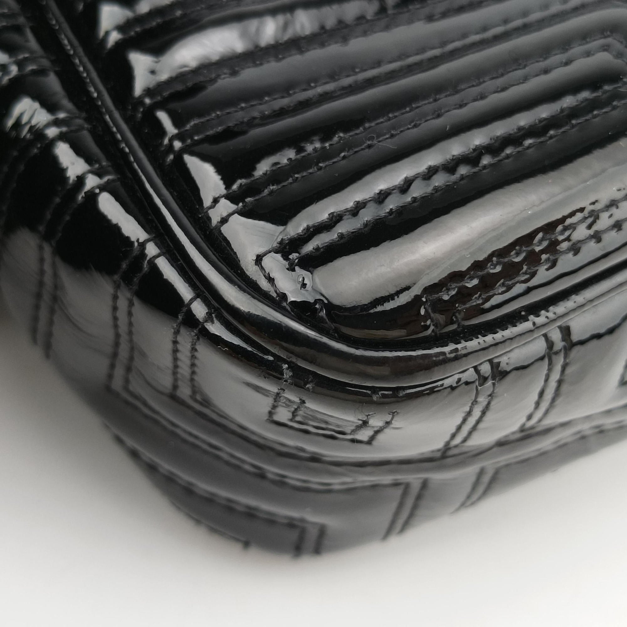 back grain Black Patent Leather バックグレイン ブラック パテント 