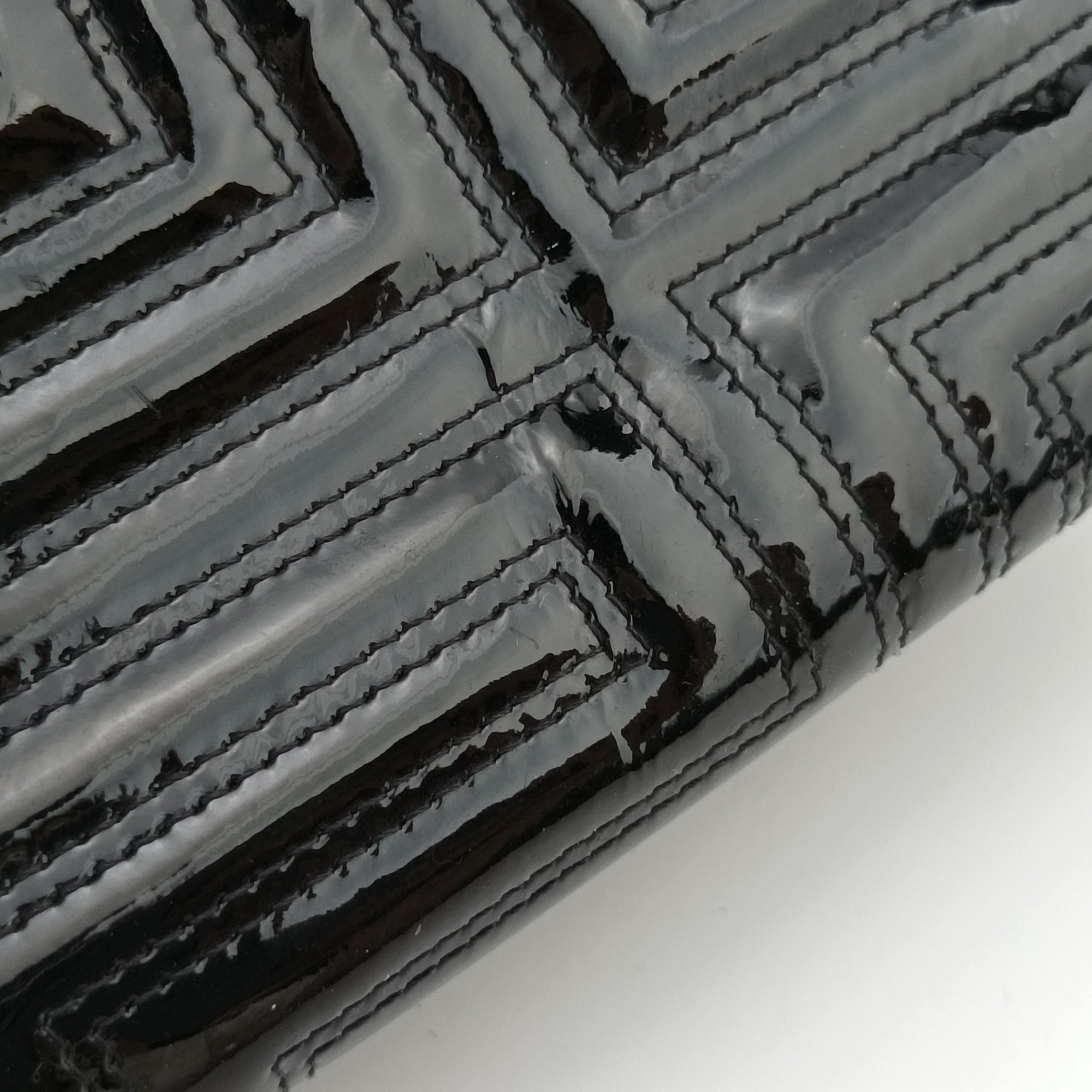 back grain Black Patent Leather バックグレイン ブラック パテント 