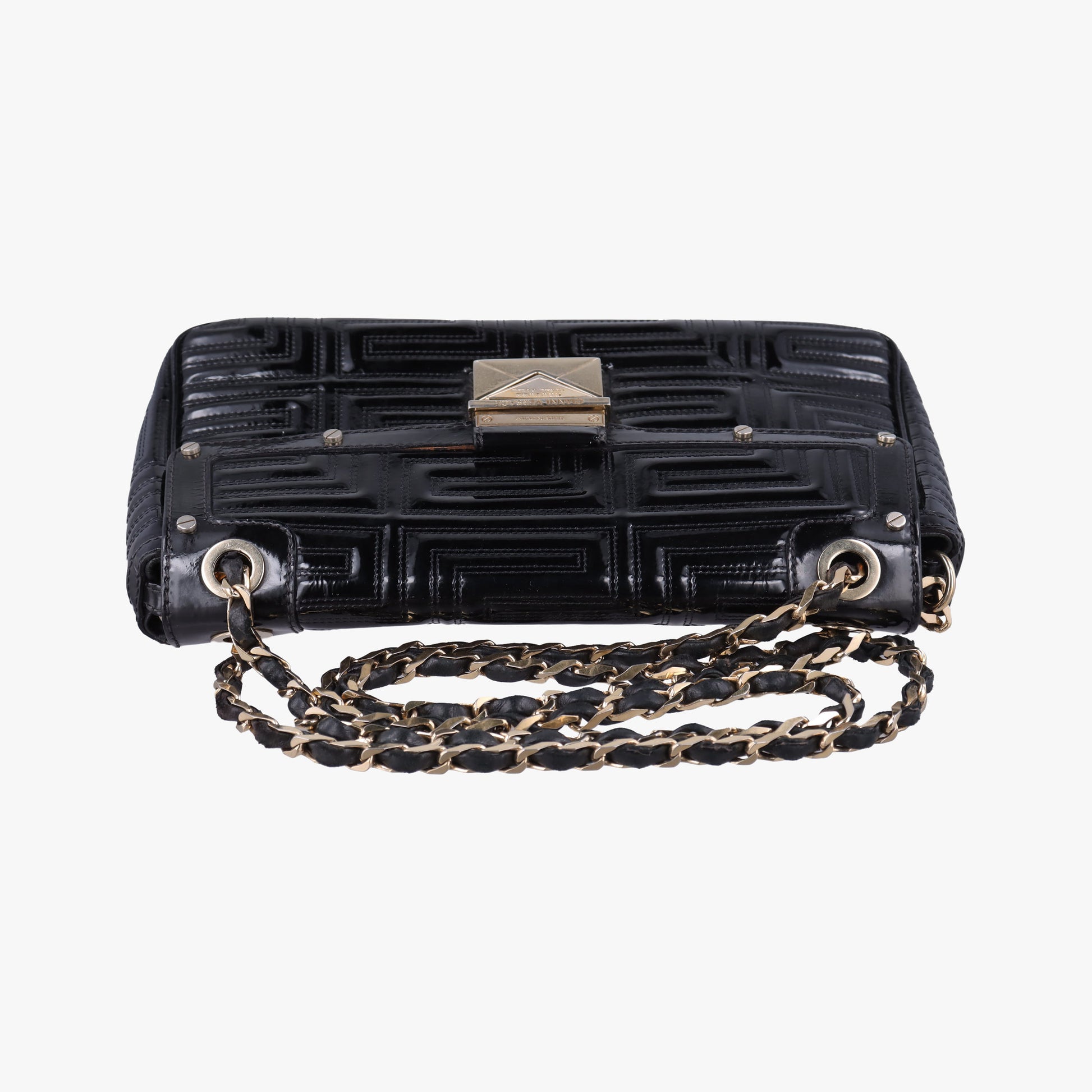 back grain Black Patent Leather バックグレイン ブラック パテント 