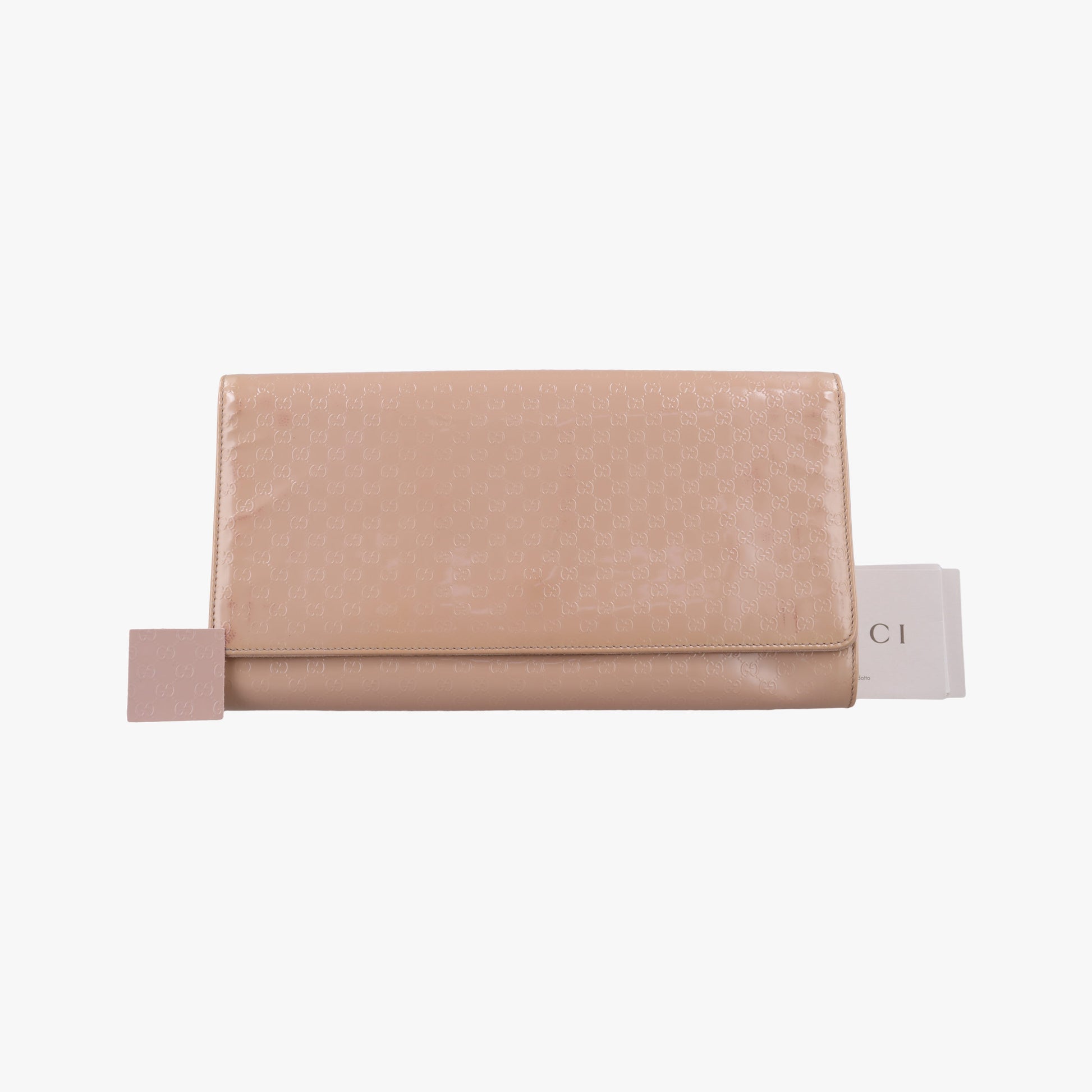 Microguccissima Broadway Camel Patent Leather 339249 E016221572ミクログッチシマ ブロードウェイ キャメル パテント 339249 E016221572