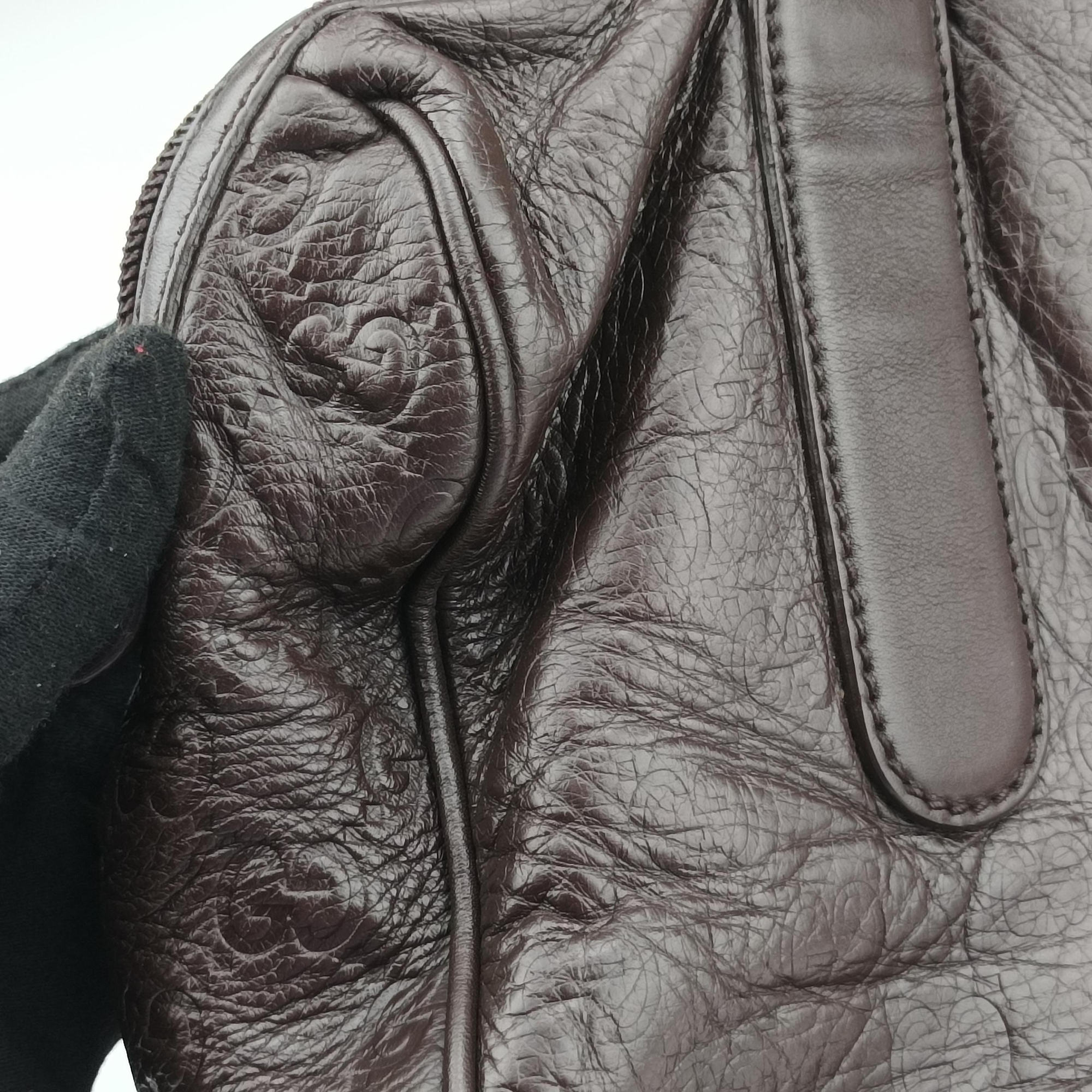 GG Guccissima Boston Brown leather 257289 F7823987GGシマ グッチシマ ボストン ブラウン レザー 257289 F7823987