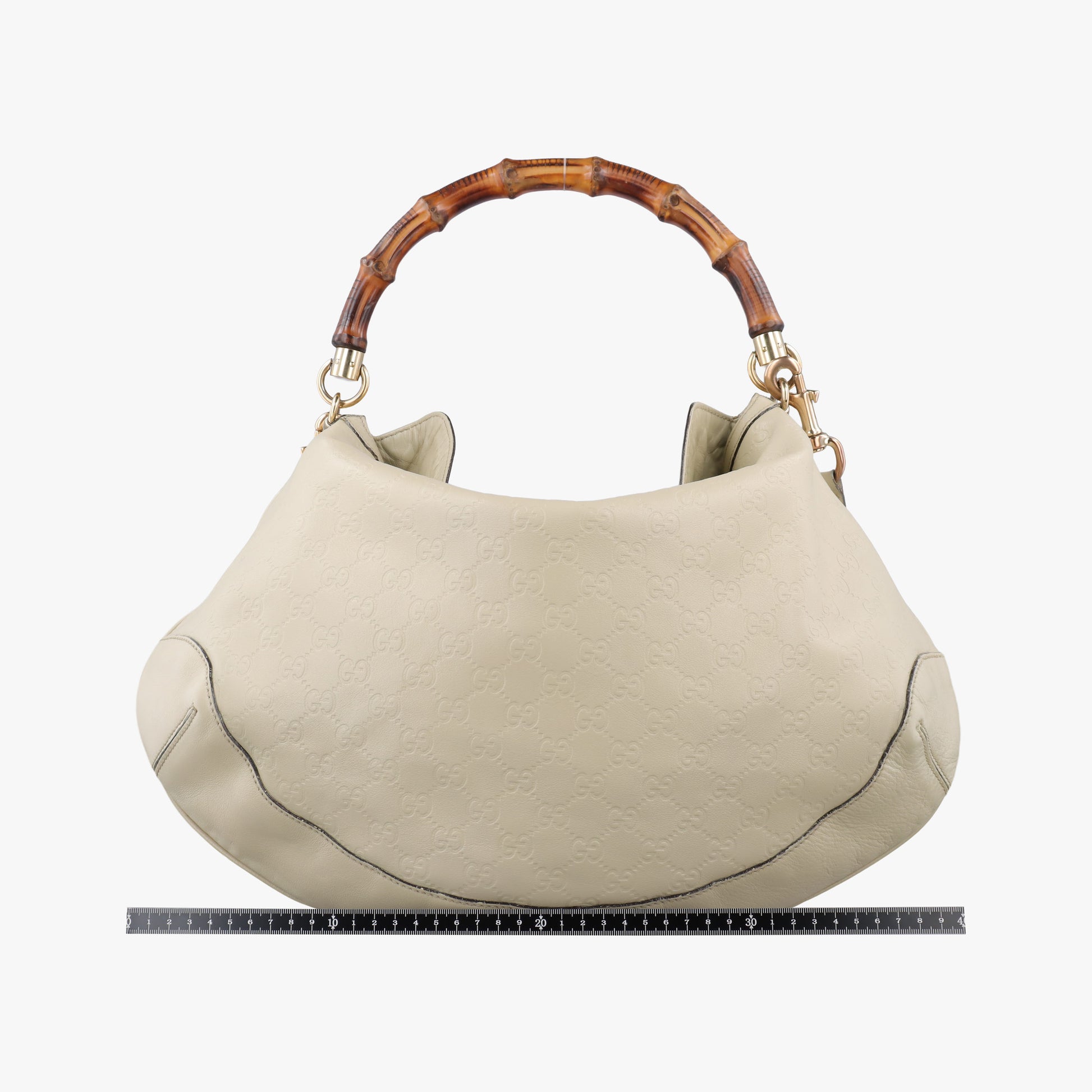 Bamboo White Leather 169976 Lot number unknownバンブー ホワイト レザー 169976 製番不明