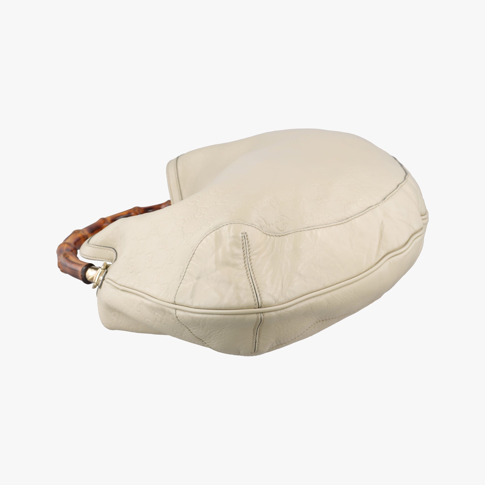 Bamboo White Leather 169976 Lot number unknownバンブー ホワイト レザー 169976 製番不明