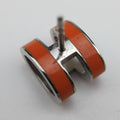 Pop H Orange×gold Enamel×Lacquered Metal ポップH オレンジ×ゴールド エナメル × ラッカーメタル 