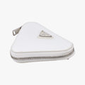 Triangle Chain Pouch White Leather 230-Aトライアングル チェーン ポーチ ホワイト レザー 230-A