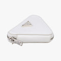 Triangle Chain Pouch White Leather 230-Aトライアングル チェーン ポーチ ホワイト レザー 230-A