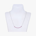T Smile Pendant Silver×Pink AU750 Tスマイルペンダント シルバー×ピンク AU750 
