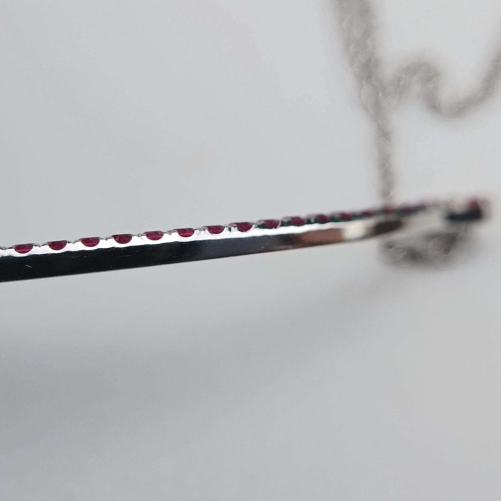T Smile Pendant Silver×Pink AU750 Tスマイルペンダント シルバー×ピンク AU750 
