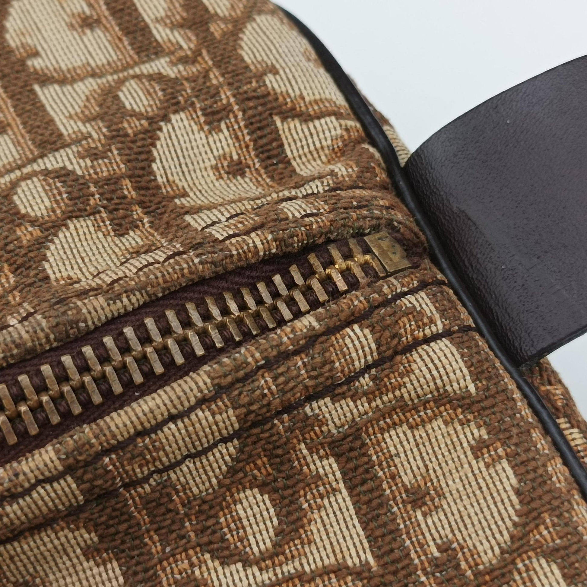 Trotter Brown Canvas×Leather トロッター ブラウン キャンバス×レザー 