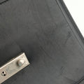 Embossed Logo Top Handle Messenger Black Leather ロゴ型押し 2WAY メッセンジャー ブラック レザー 