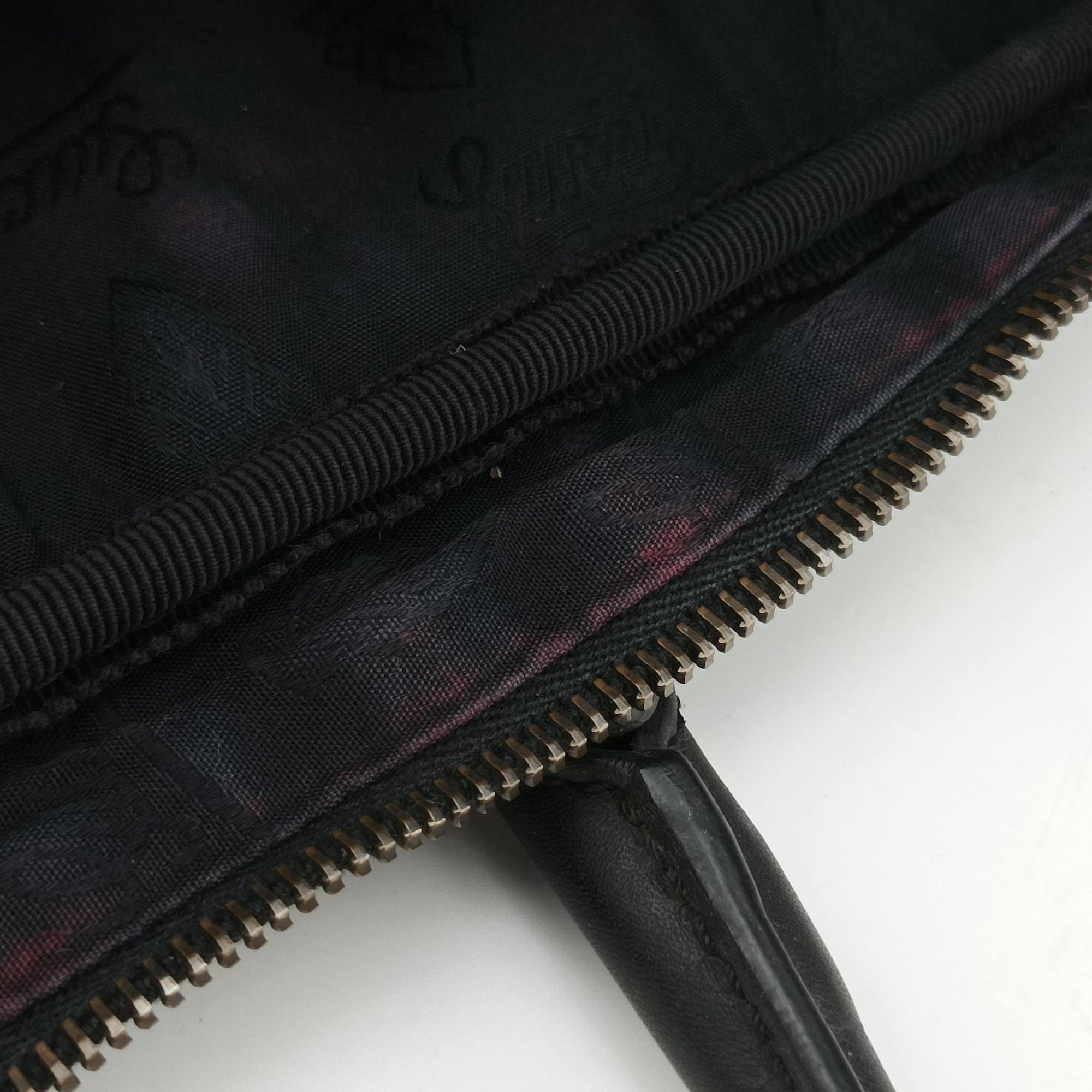 GG plus GG Supreme Briefcase Black PVC coated canvas 201480 B014314067GGプラス GGスプリーム ブラック PVCコーティングキャンバス 201480 B014314067