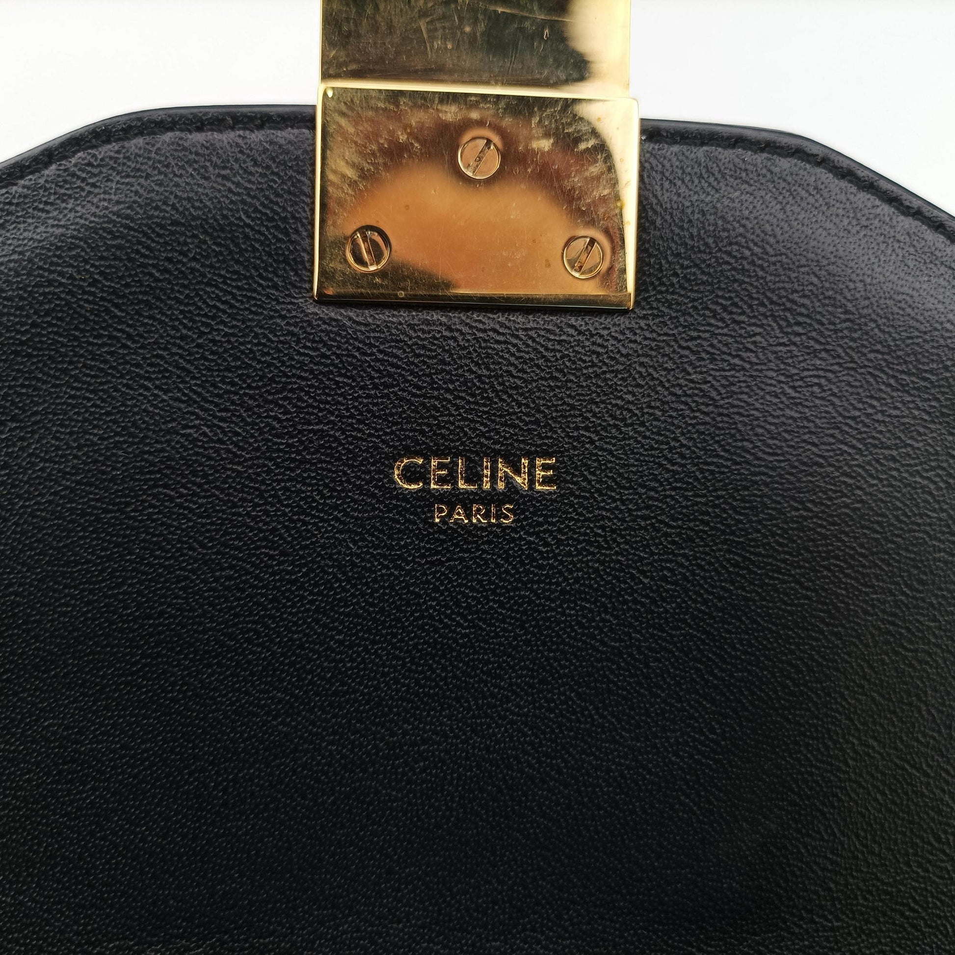 C bag Medium Black Leather U-CE-1159C ミディアム ブラック レザー U-CE-1159