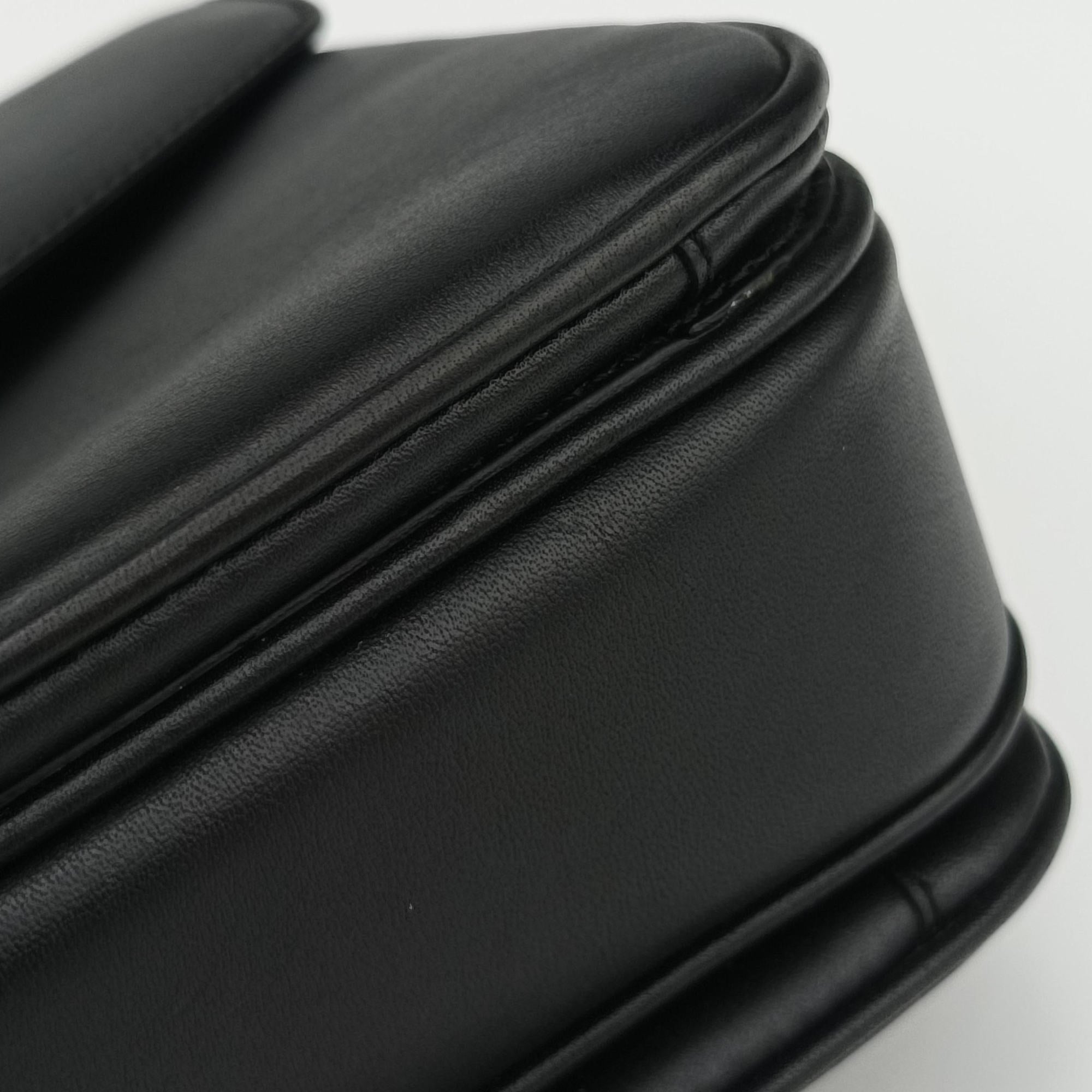 C bag Medium Black Leather U-CE-1159C ミディアム ブラック レザー U-CE-1159