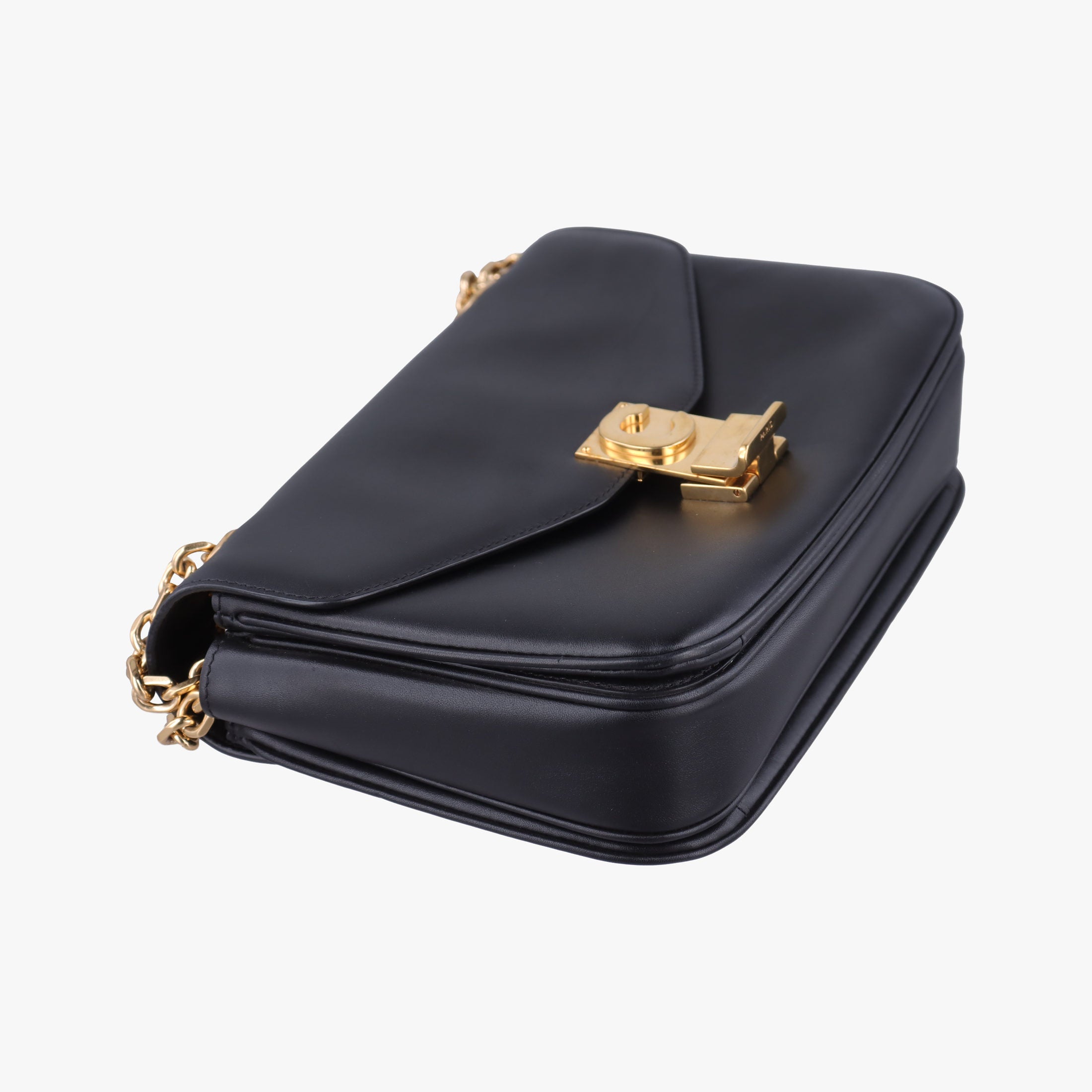 C bag Medium Black Leather U-CE-1159C ミディアム ブラック レザー U-CE-1159