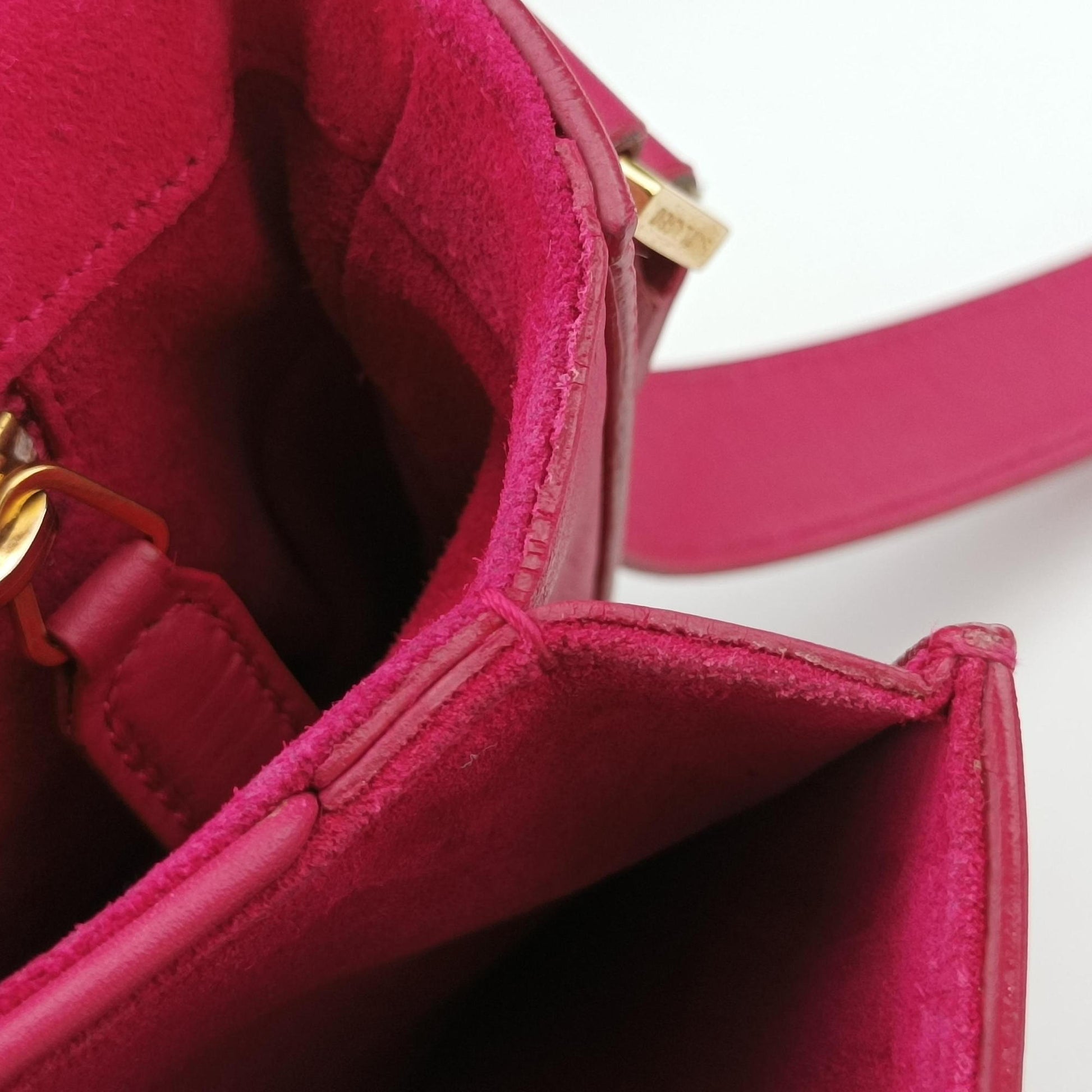 Y Ligne Rose Leather 311214 311214.527411Yライン ローズ レッド レザー 311214 311214.527411