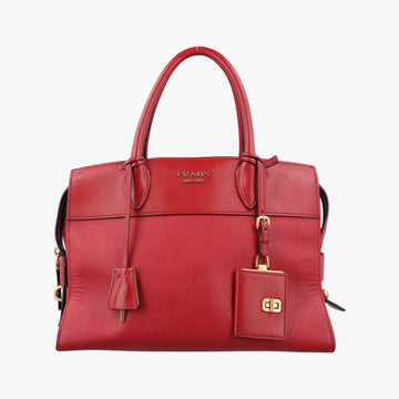 Esplanade Red SAFFIANO Leather 1BA046 117 Rエスプラナード レッド サフィアーノレザー 1BA046 117 R