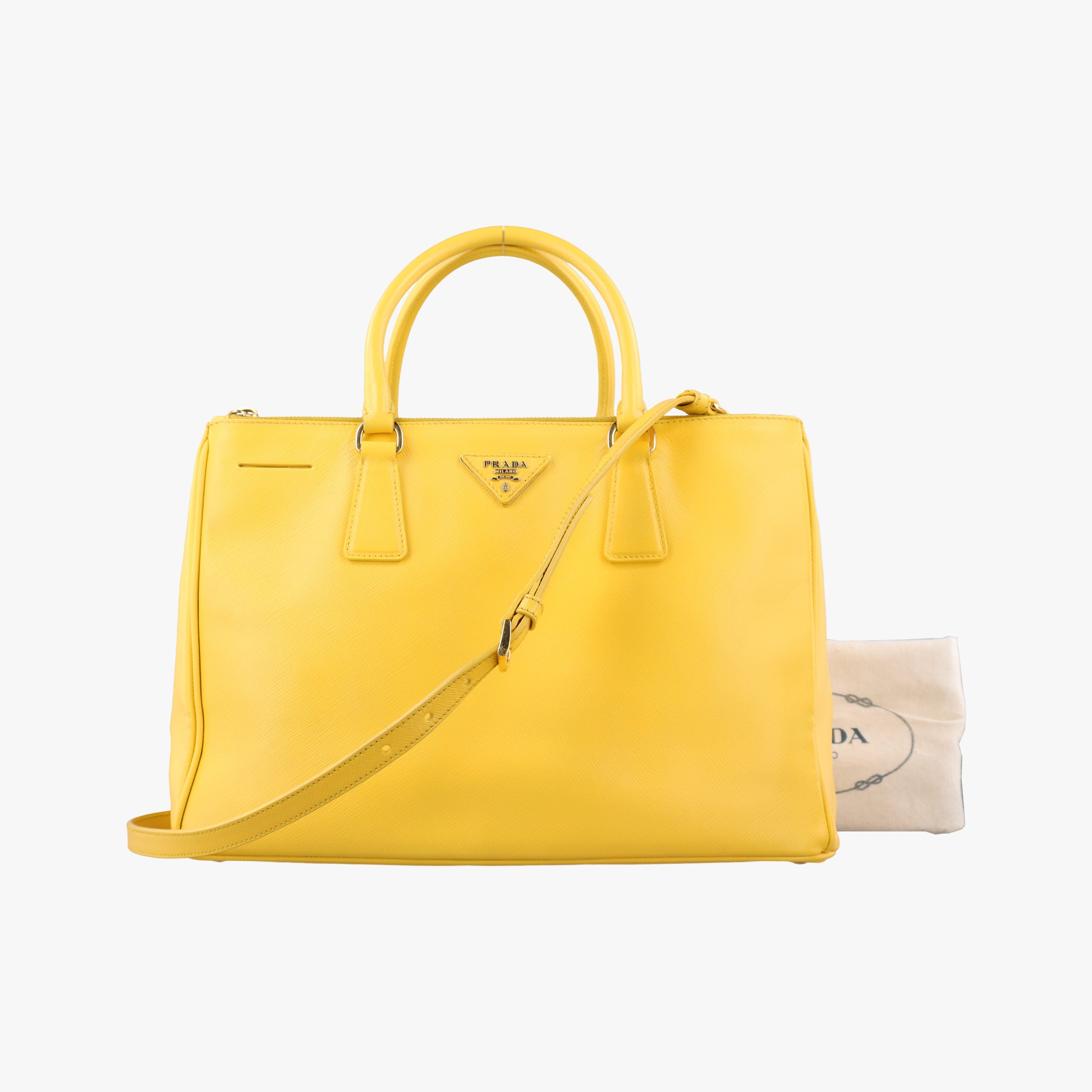Galleria Yellow SAFFIANO Leather BN2274 25ガレリア イエロー サフィアーノレザー BN2274 25