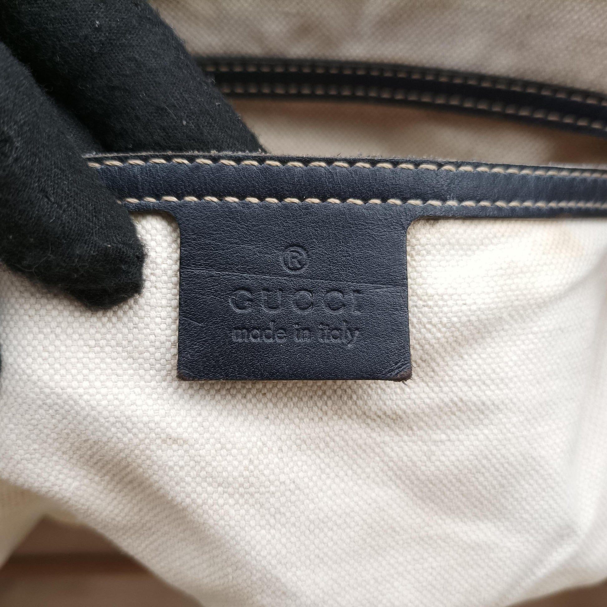 Diamante Beige×Black PVC coated canvas x Leather 208463 A011276939ディアマンテ ベージュ×ブラック PVCコーティングキャンバスx レザー 208463 A011276939