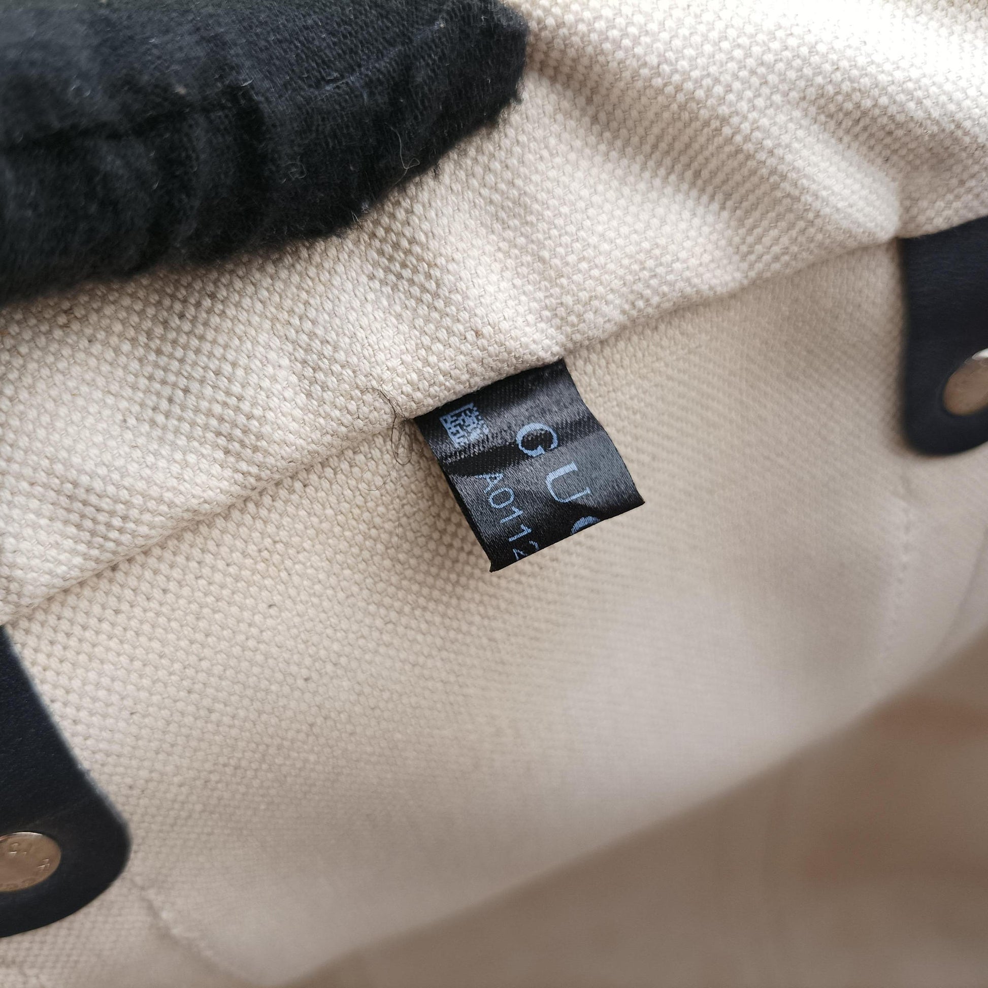 Diamante Beige×Black PVC coated canvas x Leather 208463 A011276939ディアマンテ ベージュ×ブラック PVCコーティングキャンバスx レザー 208463 A011276939