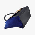 Trapeze Beige×black×blue Suede × leather S-CU-0183トラペーズミディアム ブラック スエード×レザー S-CU-0183