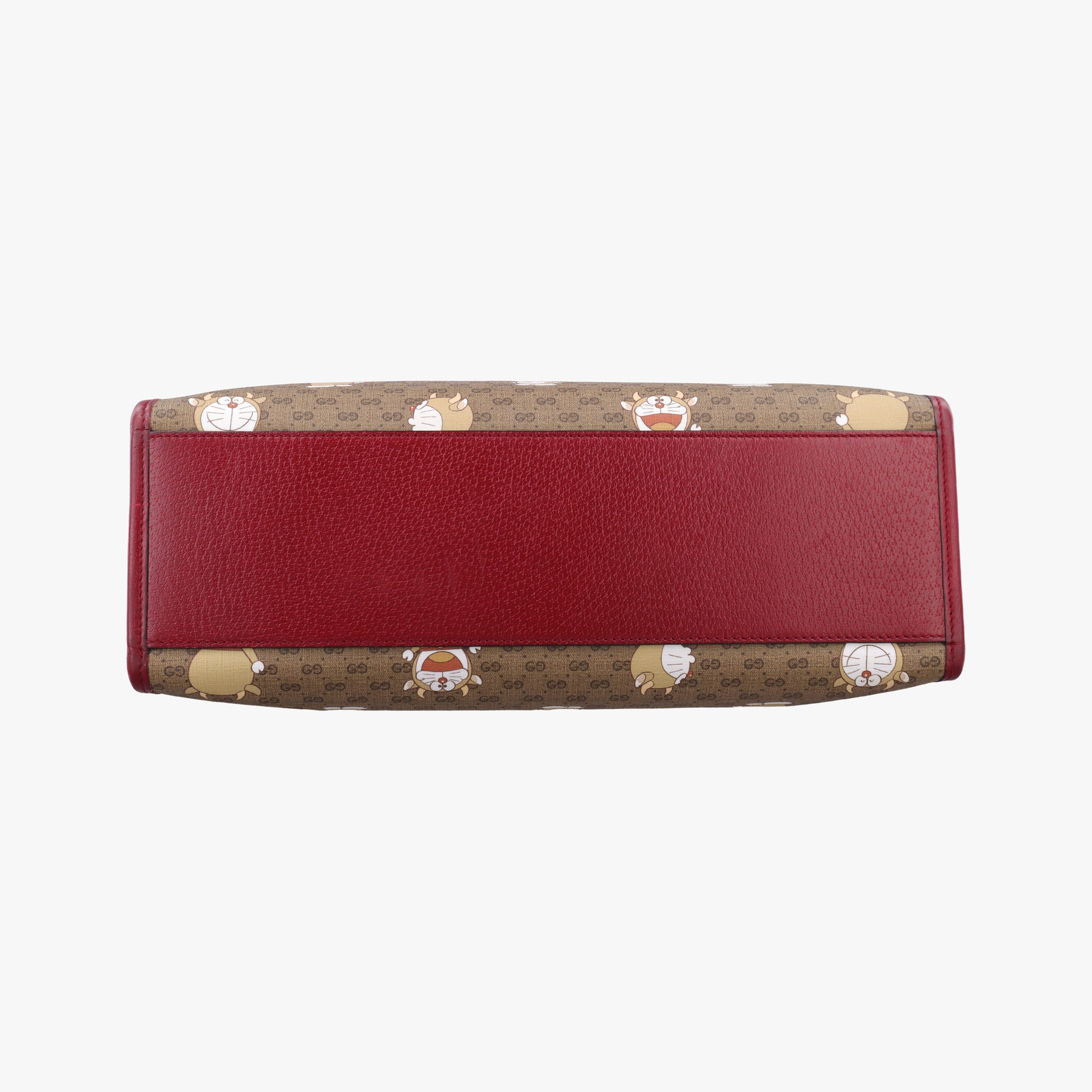 Doraemon Gucci Lunar New Year Beige Monogram × Cherry Red GG Supreme Canvas × Calfskin Leather 653952 C033863984ドラえもんグッチ ウシ年限定 ベージュ×レッド×マルチカラー GGスプリーム × レザー 653952 C033863984