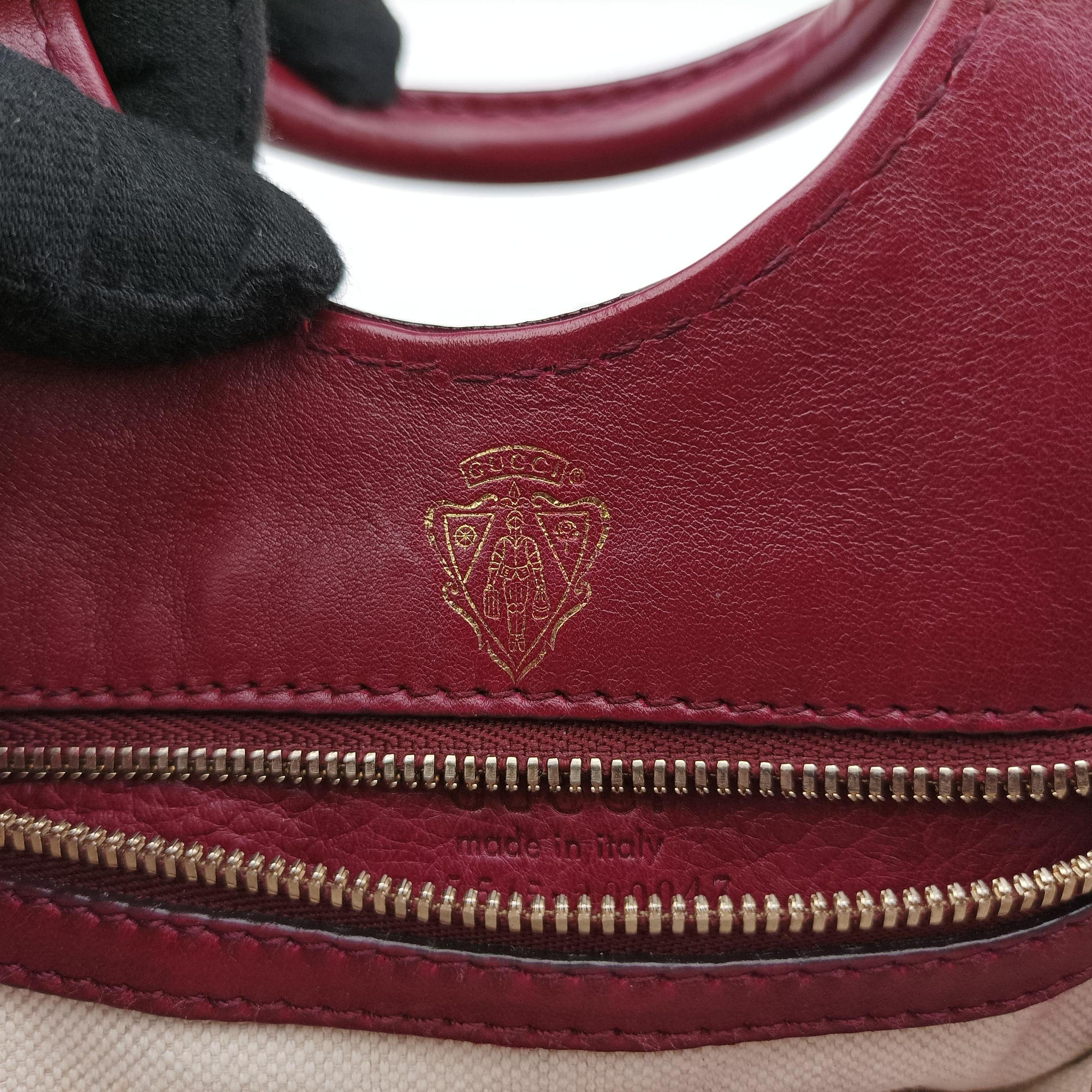 Stirrup Burgundy Leather 277515 B9815870スティラップ ワインレッド レザー 277515 B9815870