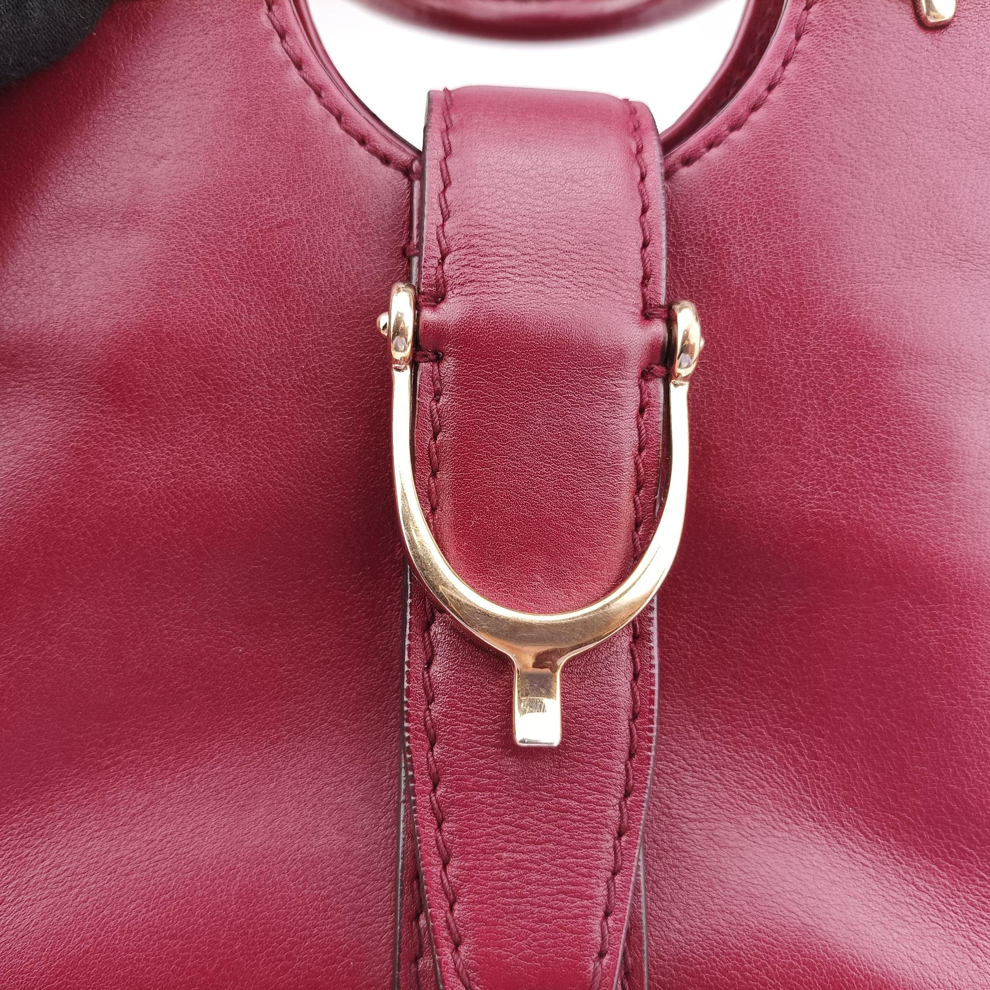 Stirrup Burgundy Leather 277515 B9815870スティラップ ワインレッド レザー 277515 B9815870