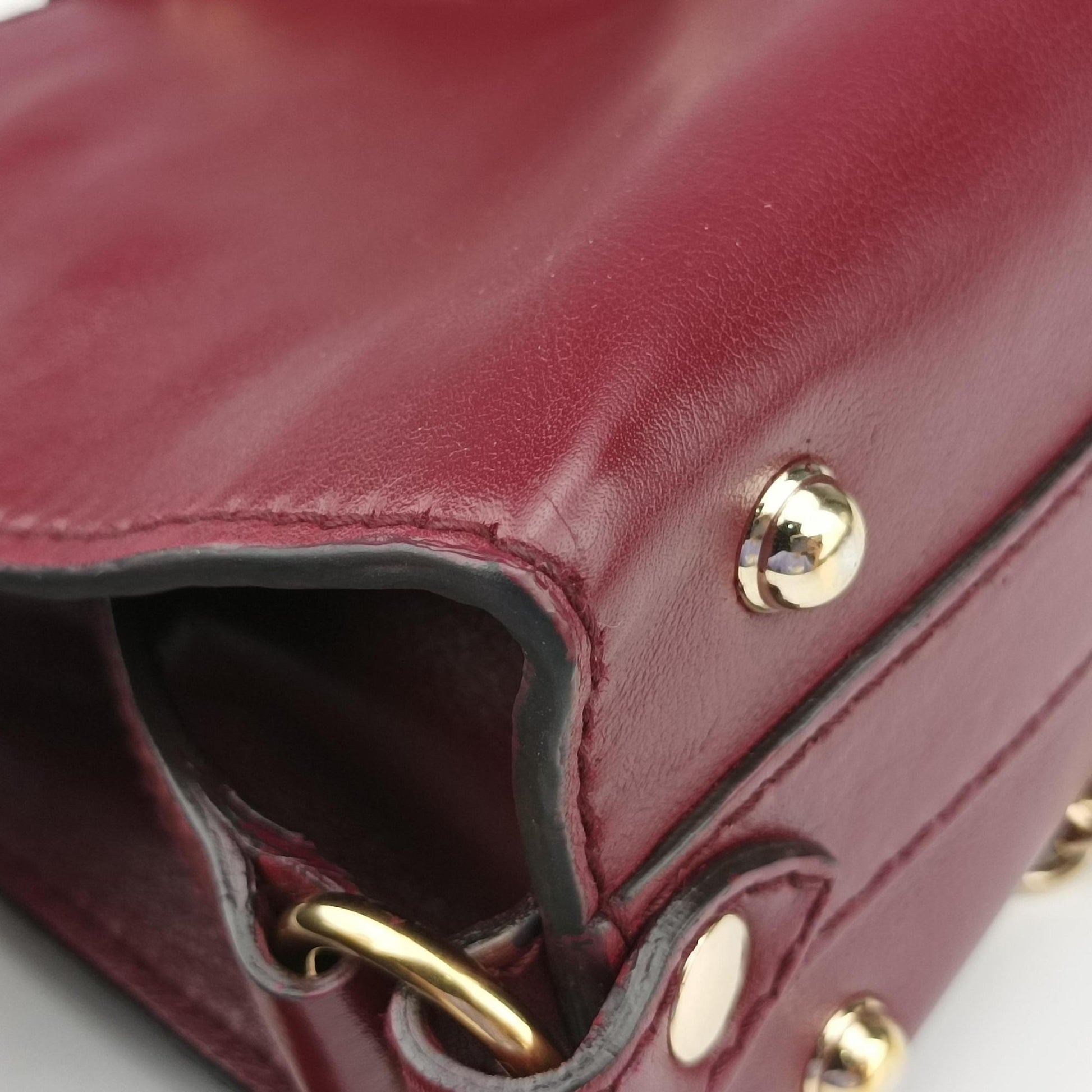 Stirrup Burgundy Leather 277515 B9815870スティラップ ワインレッド レザー 277515 B9815870