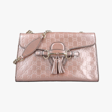 Emily Pink Patent Leather 295402 E015057308エミリー ピンク パテント 295402 E015057308