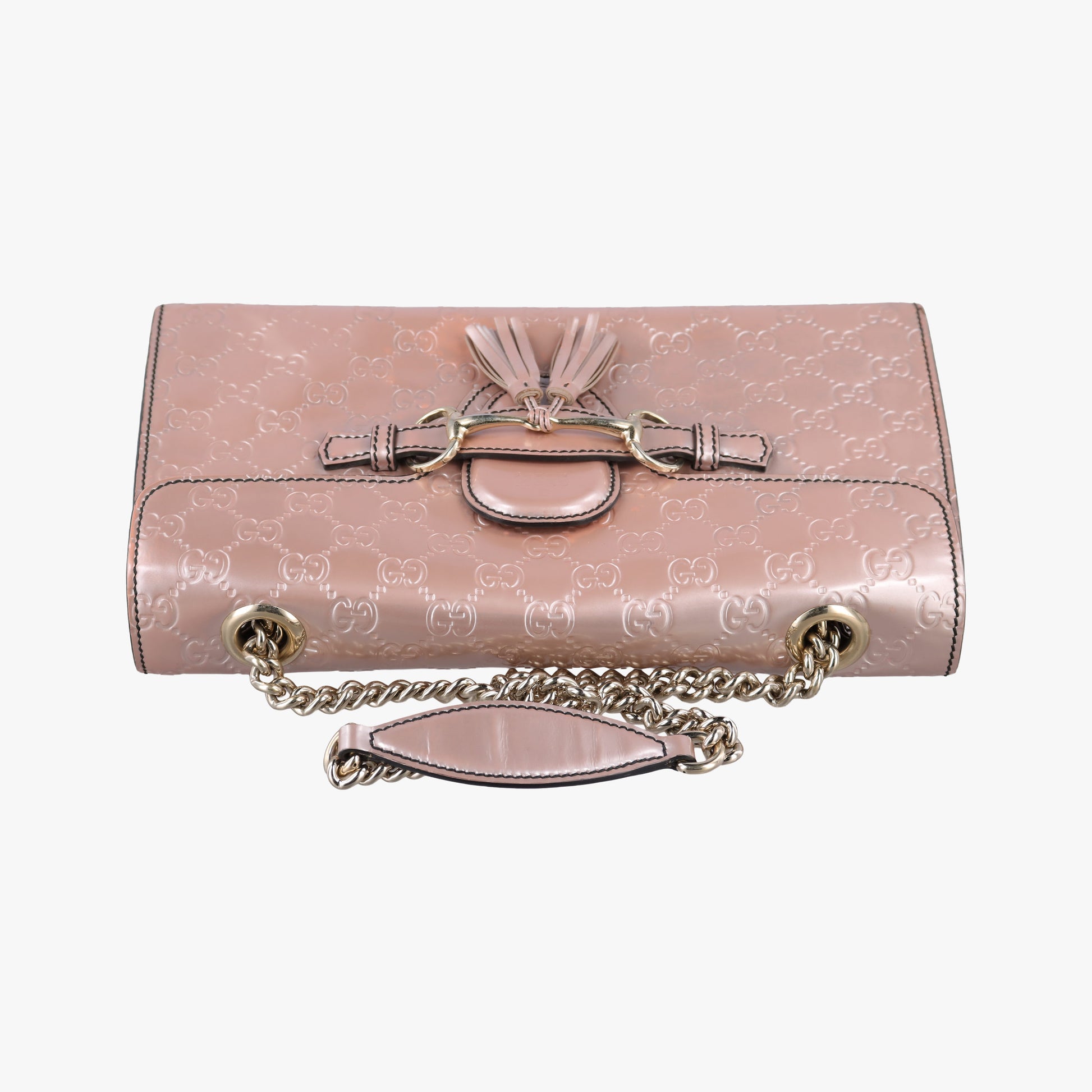 Emily Pink Patent Leather 295402 E015057308エミリー ピンク パテント 295402 E015057308