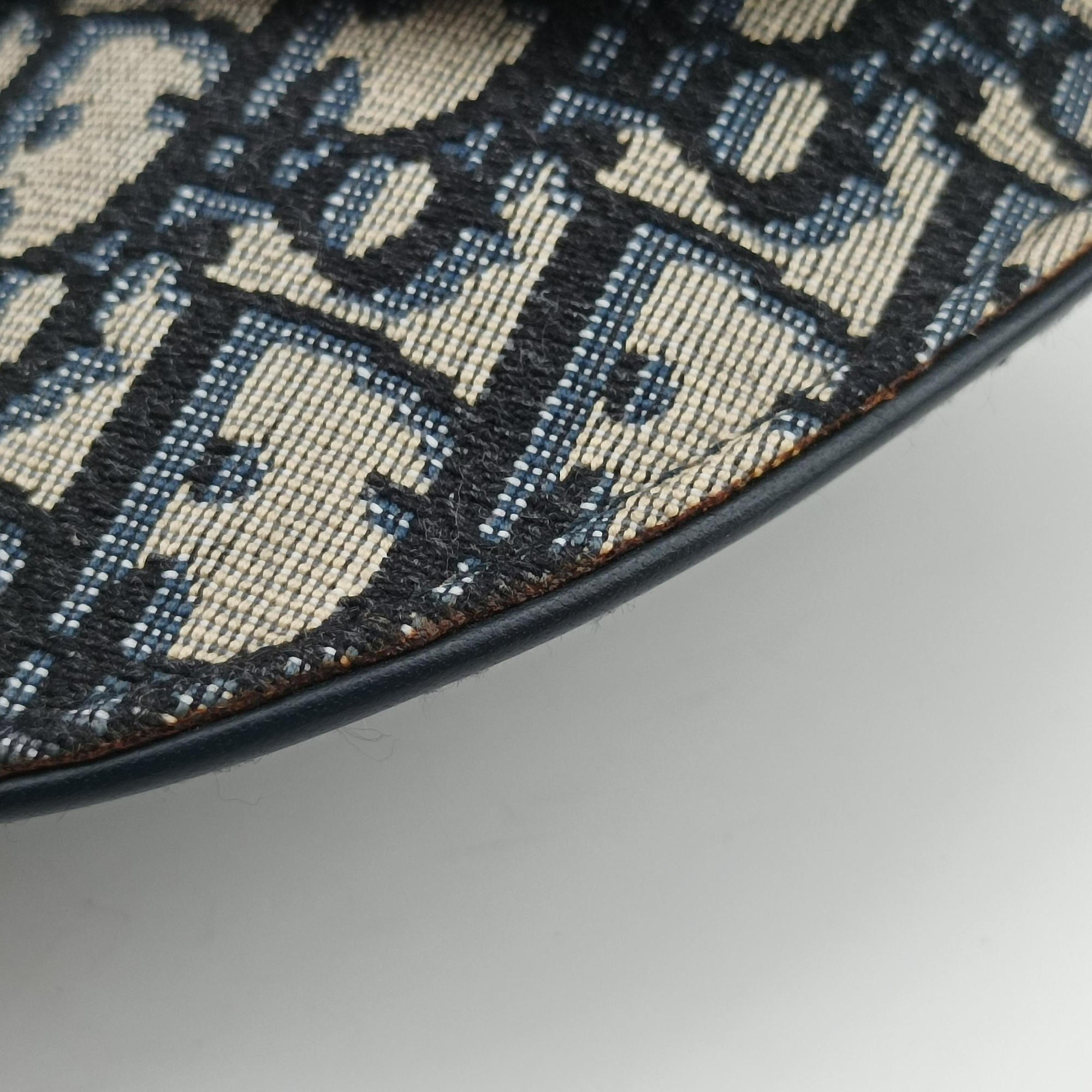 Saddlebags Gray×Navy Jacquard×Leather 50-MA-1109サドルバッグ グレー×ネイビー ジャガード×レザー 50-MA-1109