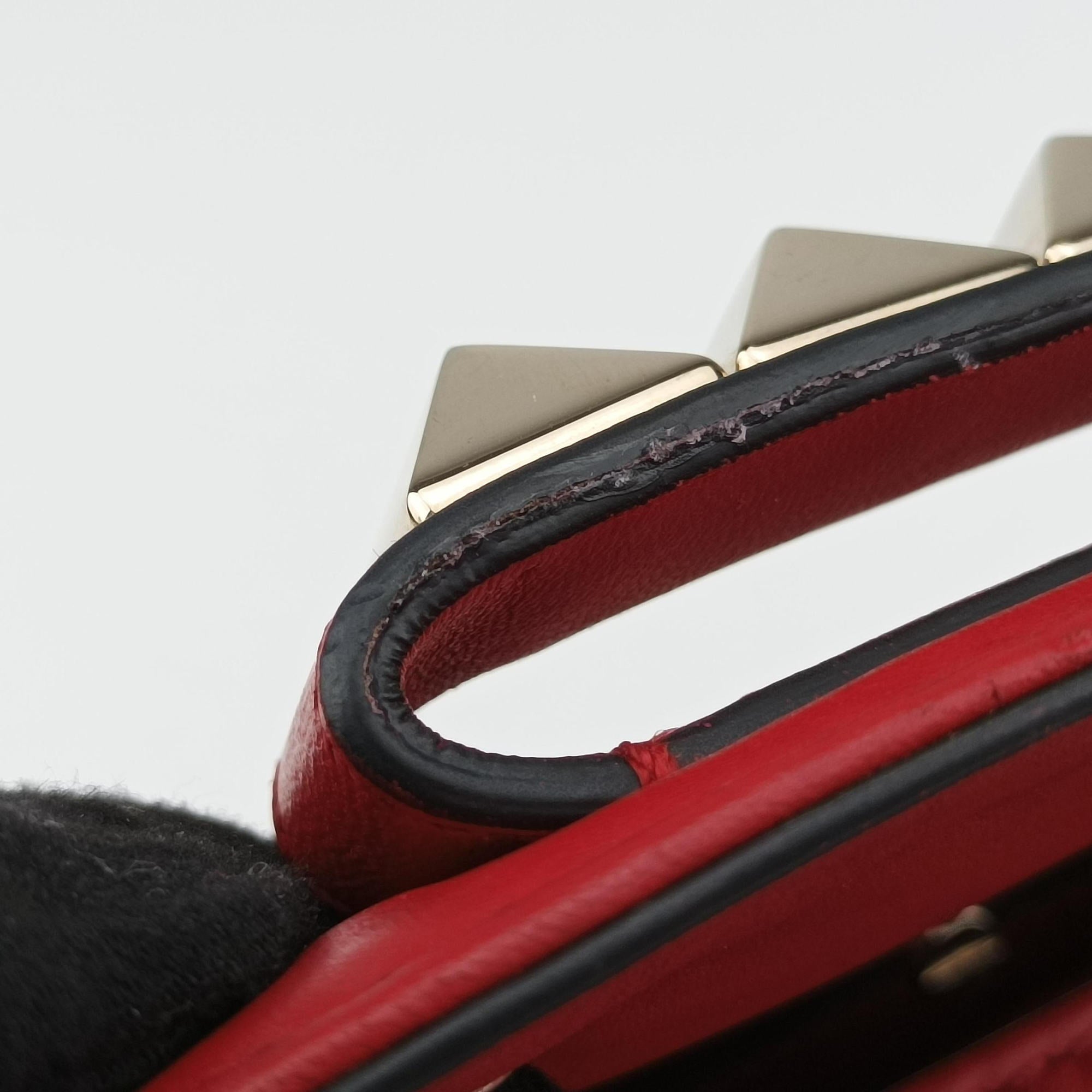 Rockstud VA VA VOOM Red Leather ロックスタッズ ヴァ ヴァ ヴーム レッド レザー 