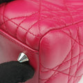 Lady Dior Rose lambskin 01-BN-0191レディディオール ローズ レッド ラムスキン 01-BN-0191