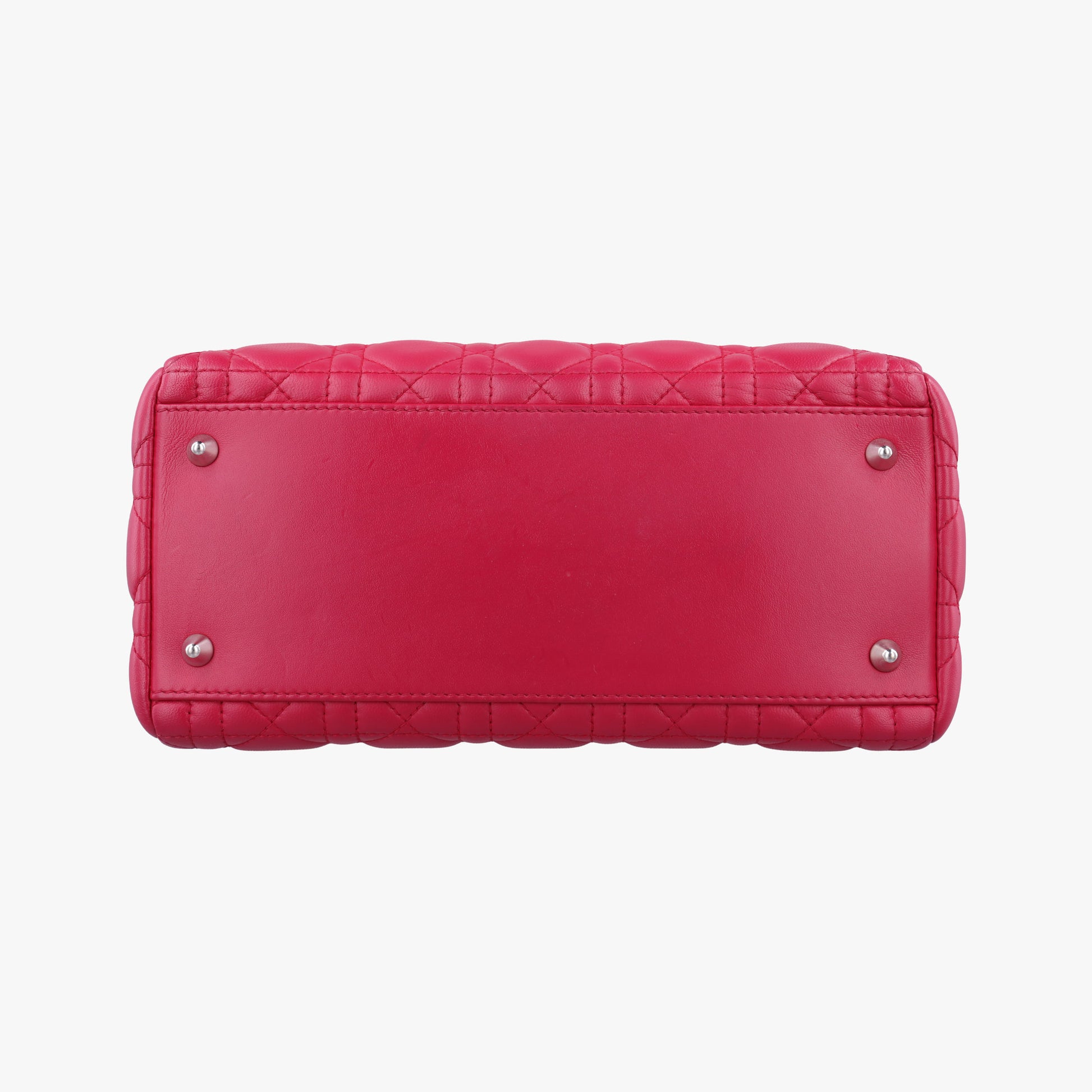 Lady Dior Rose lambskin 01-BN-0191レディディオール ローズ レッド ラムスキン 01-BN-0191