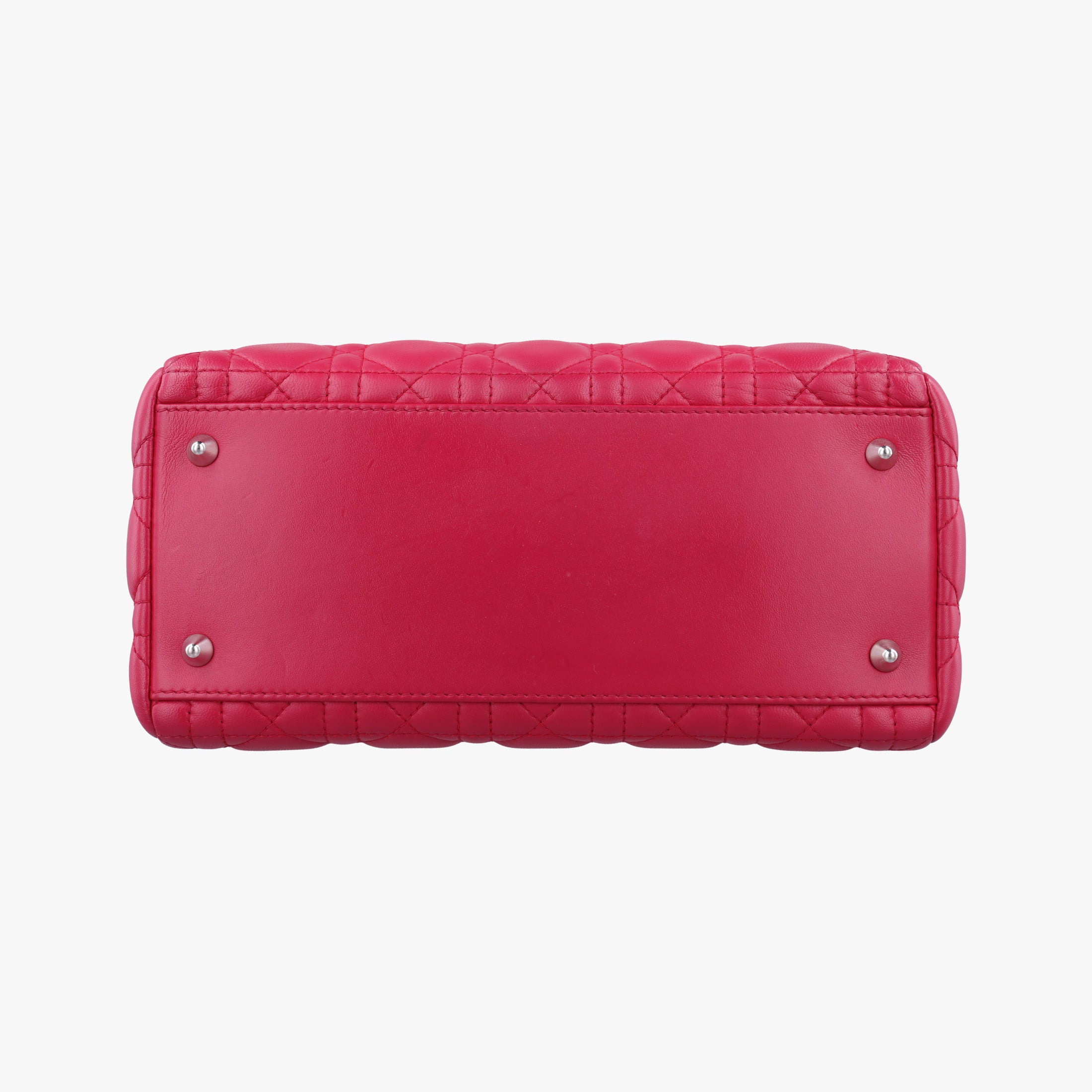 Lady Dior Rose lambskin 01-BN-0191レディディオール ローズ レッド ラムスキン 01-BN-0191