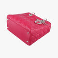 Lady Dior Rose lambskin 01-BN-0191レディディオール ローズ レッド ラムスキン 01-BN-0191