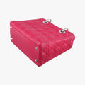 Lady Dior Rose lambskin 01-BN-0191レディディオール ローズ レッド ラムスキン 01-BN-0191