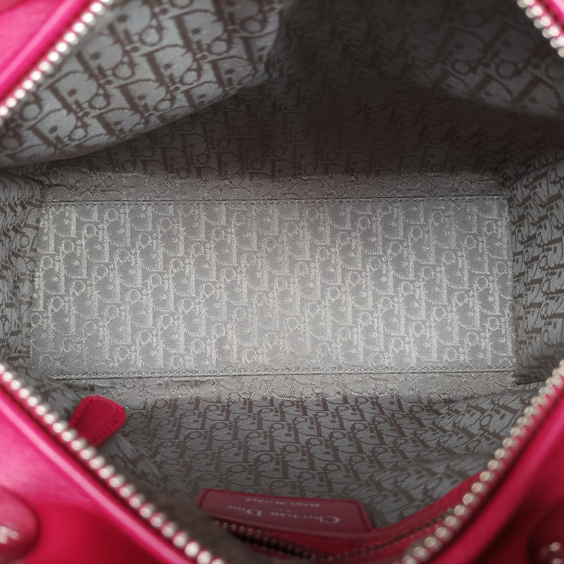 Lady Dior Rose lambskin 01-BN-0191レディディオール ローズ レッド ラムスキン 01-BN-0191