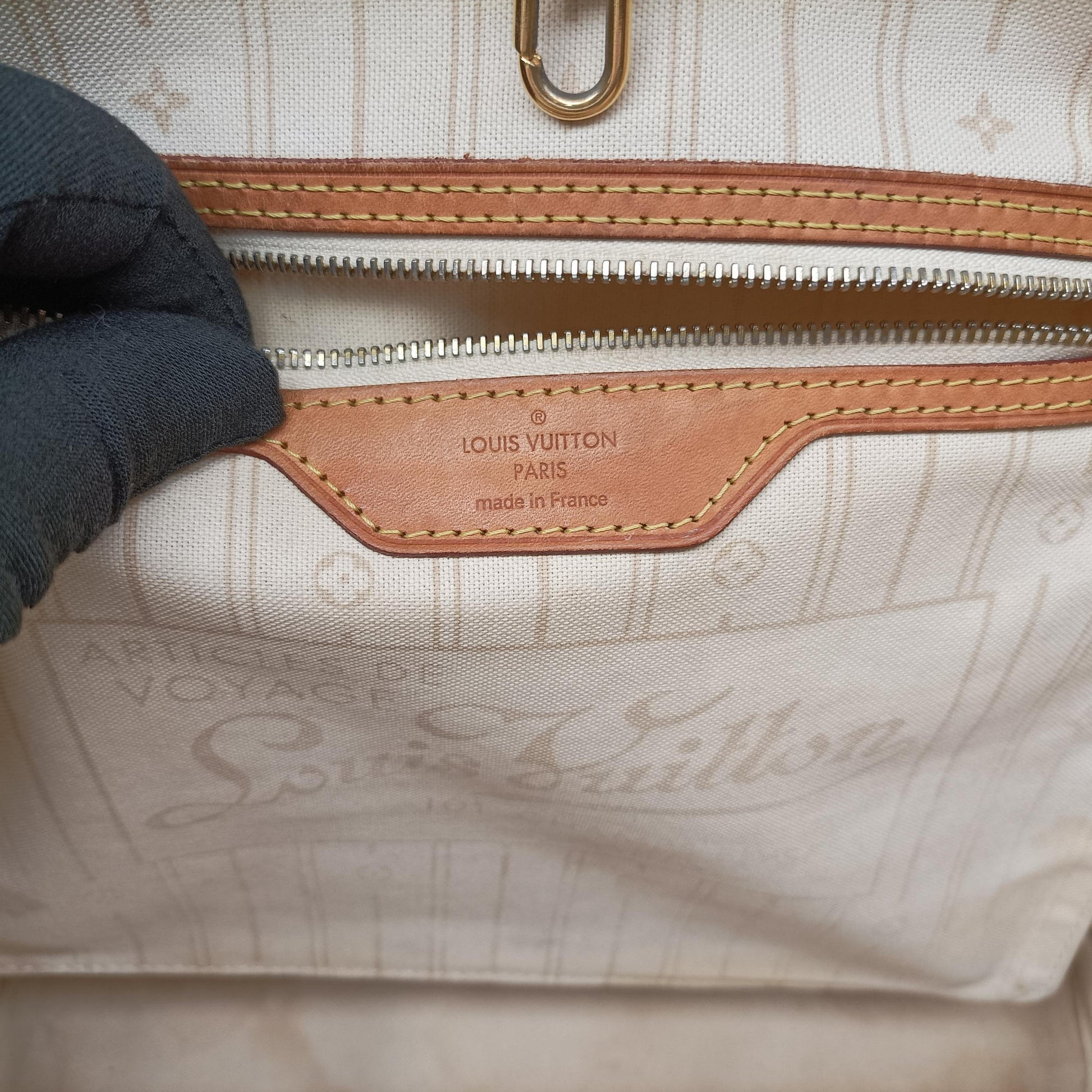 Neverfull MM Azur Damier Canvas N51107 AR3150ネヴァーフルMM アズール ダミエキャンバス N51107 AR3150
