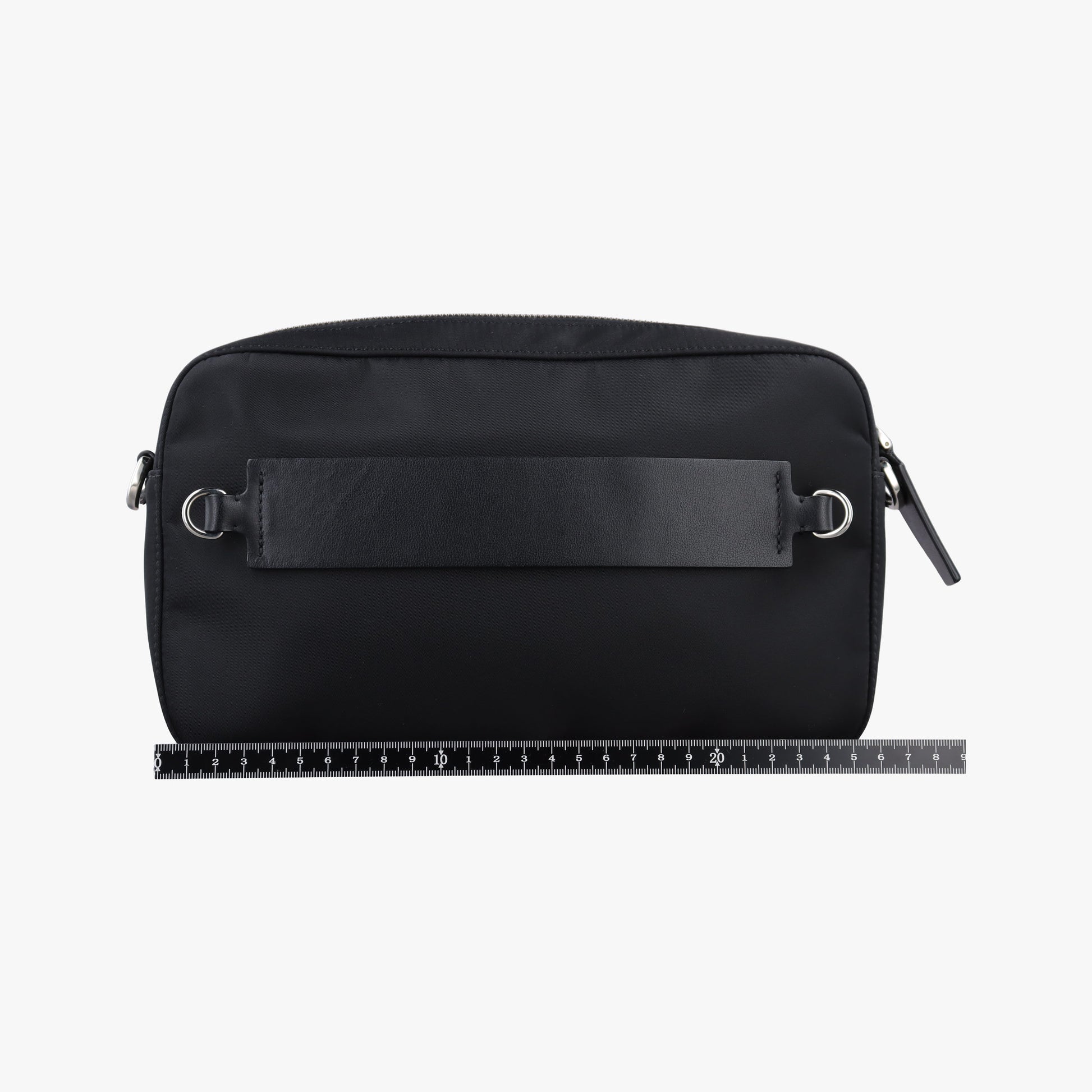 VLogo Black Nylon × Calfskin Leather Vロゴ ブラック ナイロン × カーフレザー 