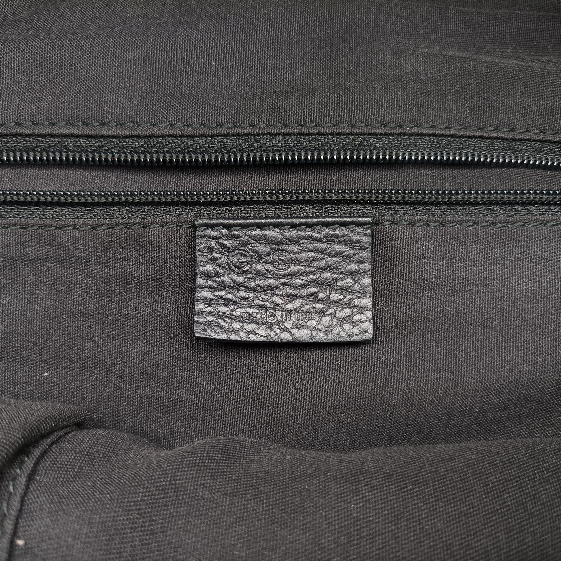 Abbey Hobo Black canvas 293581 Lot number unknownアビー ホーボー ブラック キャンバス 293581 製番不明