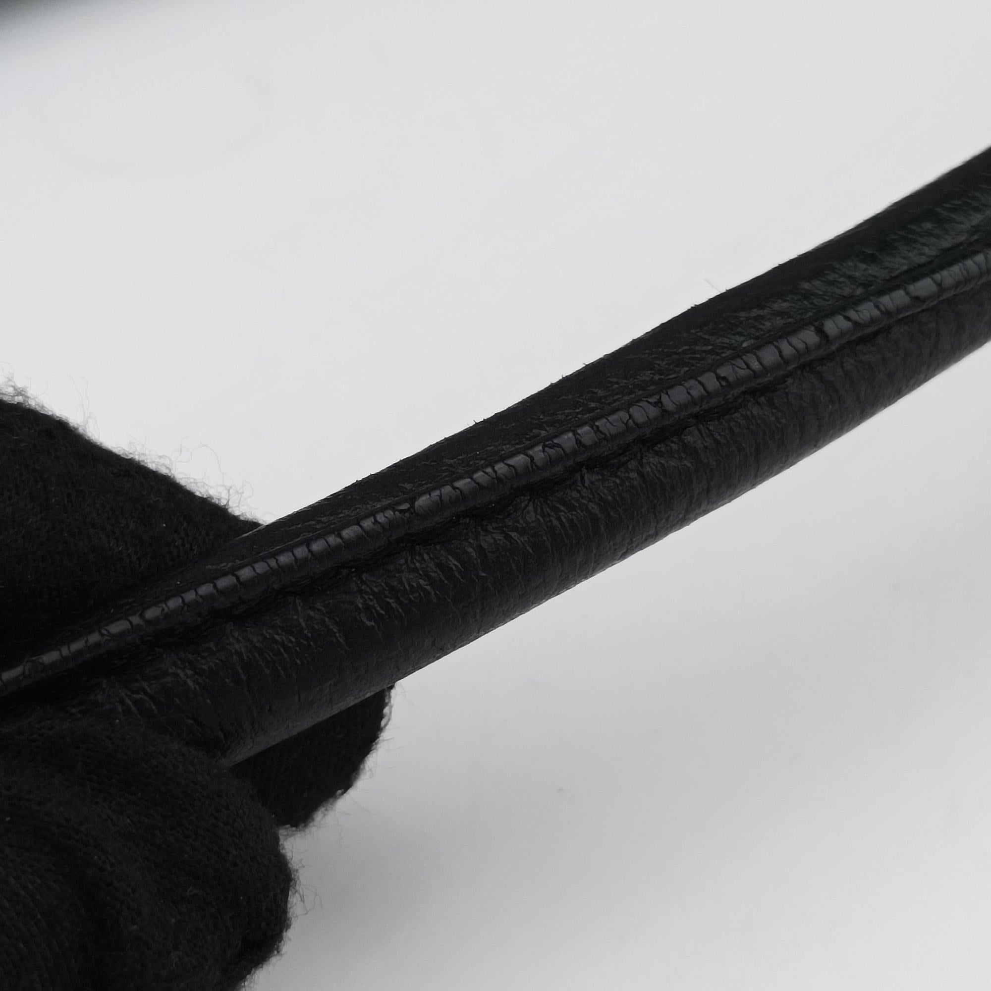 Abbey Hobo Black canvas 293581 Lot number unknownアビー ホーボー ブラック キャンバス 293581 製番不明