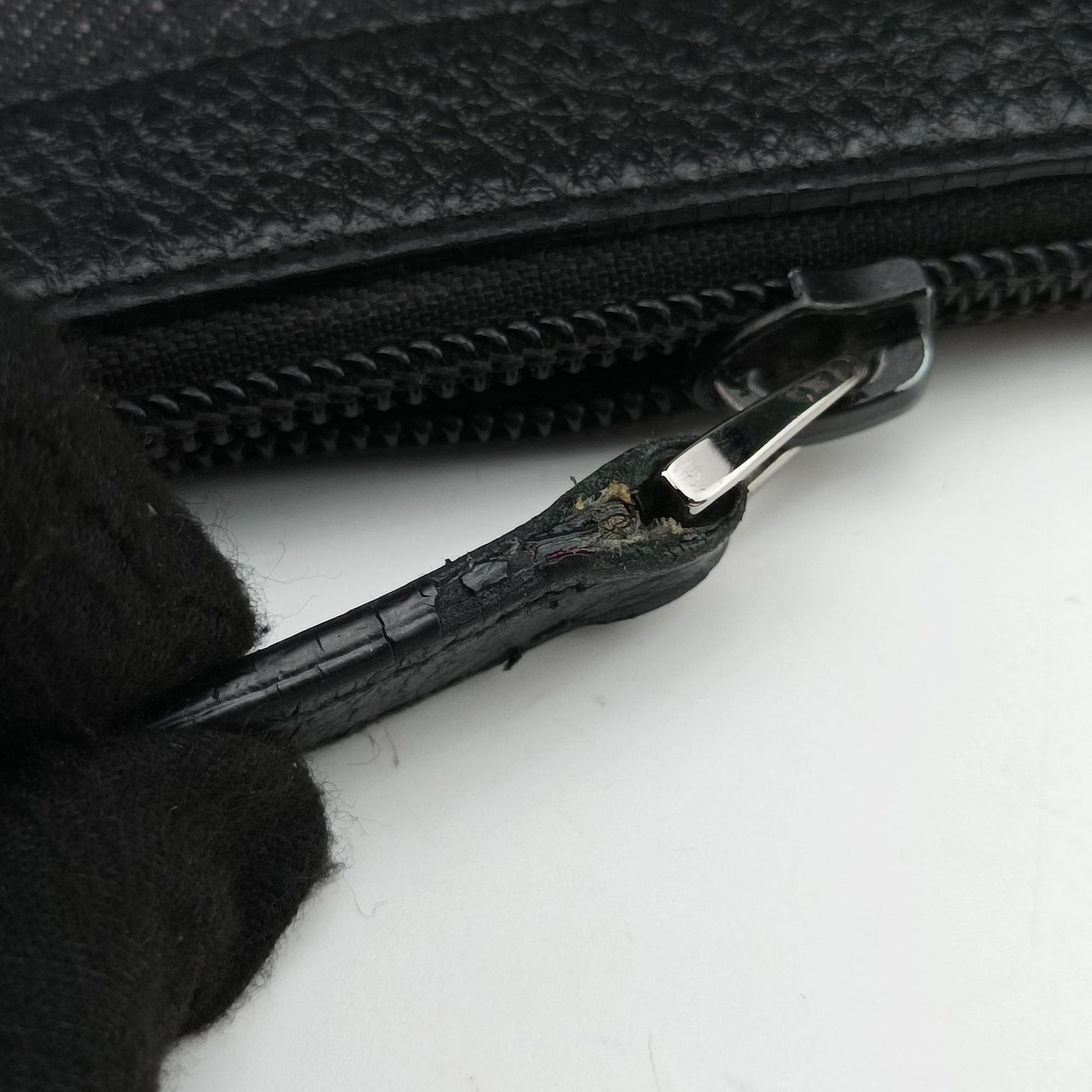 Abbey Hobo Black canvas 293581 Lot number unknownアビー ホーボー ブラック キャンバス 293581 製番不明