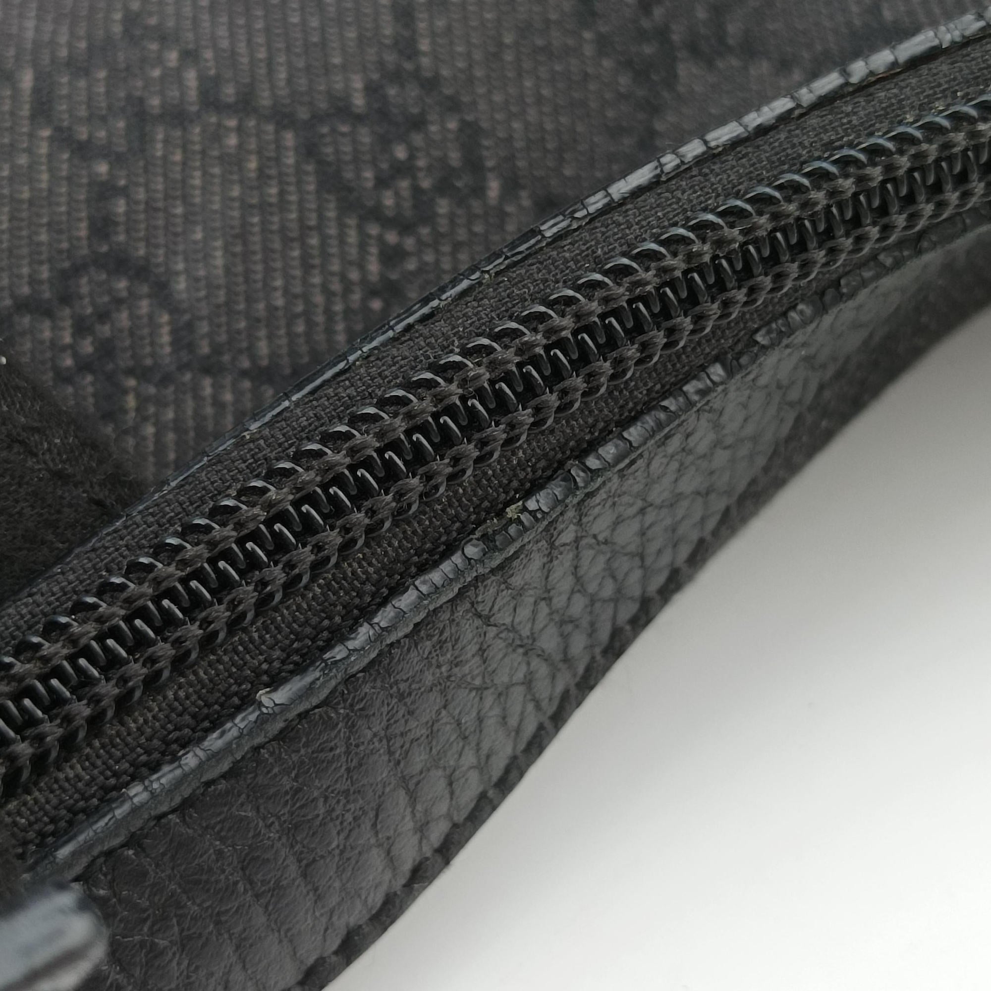 Abbey Hobo Black canvas 293581 Lot number unknownアビー ホーボー ブラック キャンバス 293581 製番不明