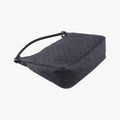 Abbey Hobo Black canvas 293581 Lot number unknownアビー ホーボー ブラック キャンバス 293581 製番不明