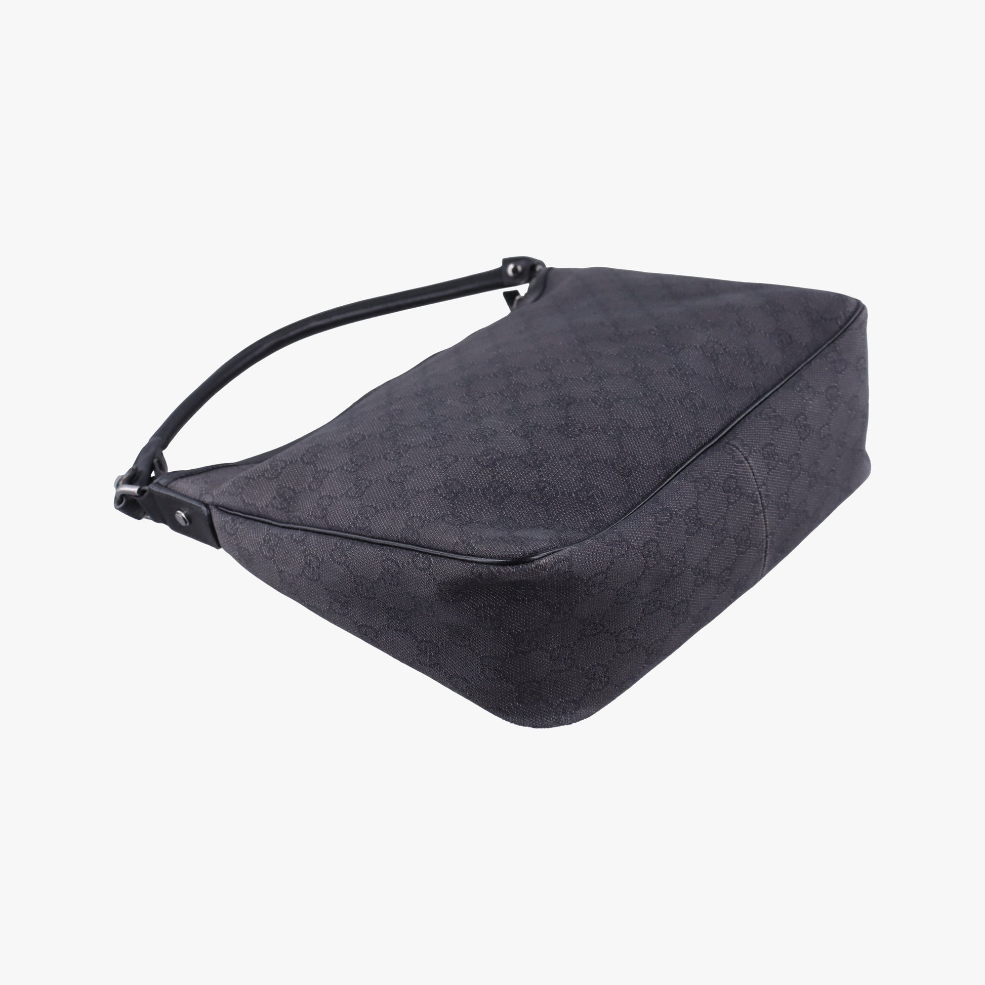 Abbey Hobo Black canvas 293581 Lot number unknownアビー ホーボー ブラック キャンバス 293581 製番不明